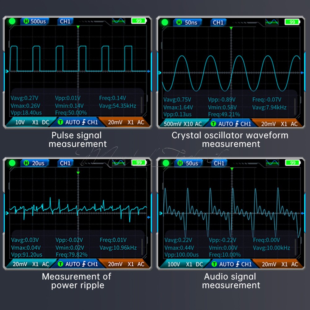FNIRSI 2C23T 3-in-1 Digital Oscilloscope Multimeter Function Signal Generator US