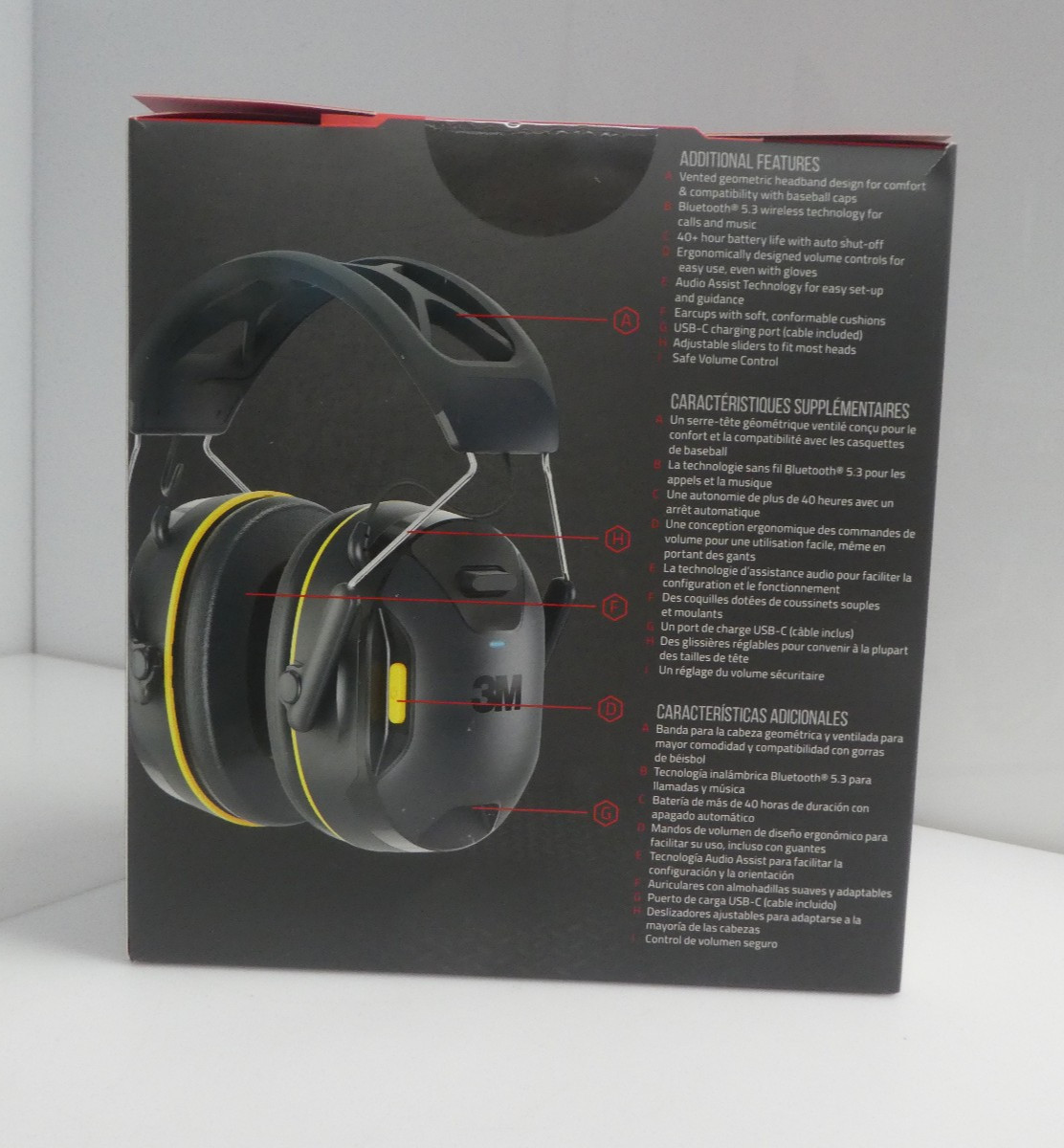 3M WorkTunes Connect Wireless Hearing Protector 90570-DC DAMAGED BOX