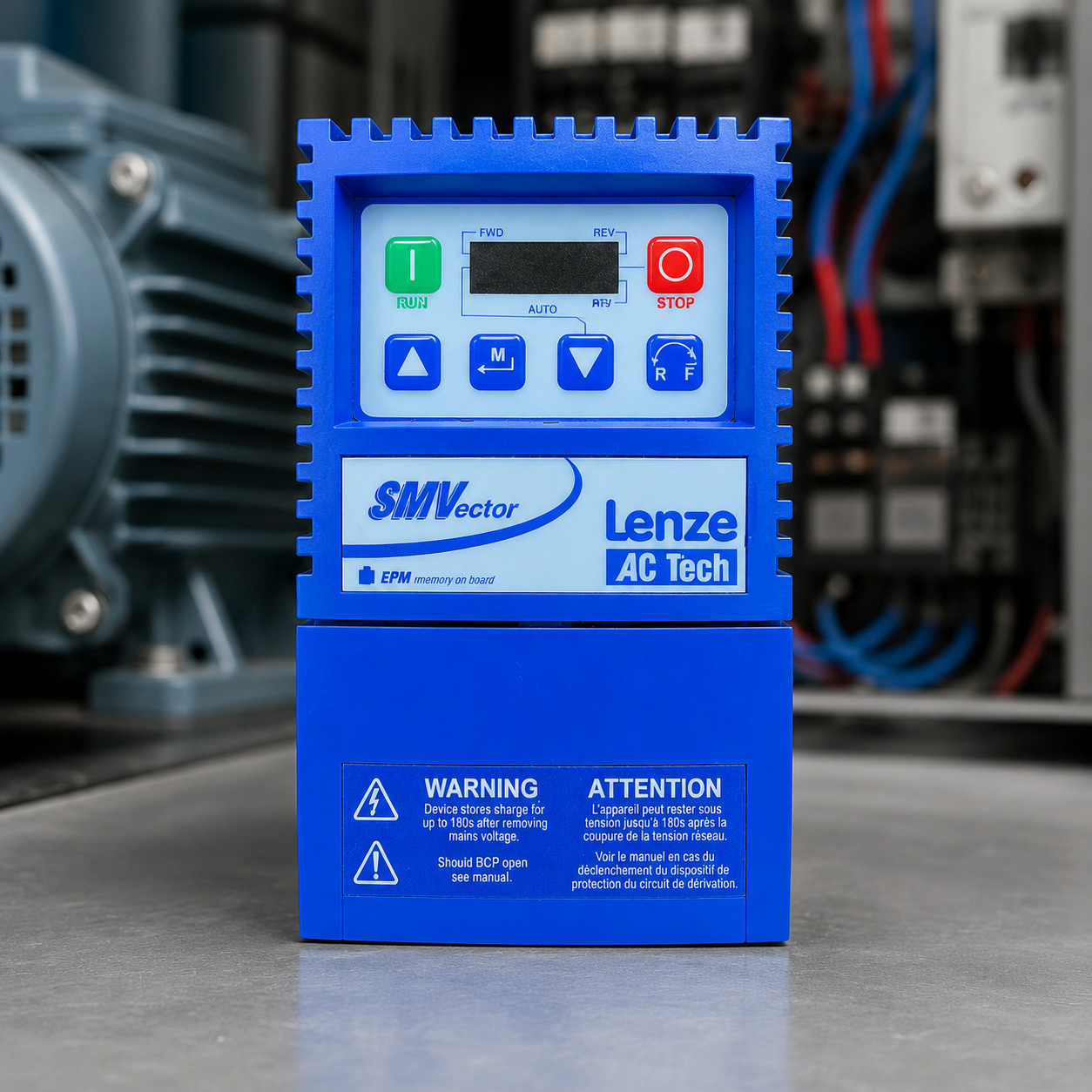 Lenze AC Tech SMVector ESV112N02TXB VFD 1.5HP 240V 3PH AC Drive Inverter VFD