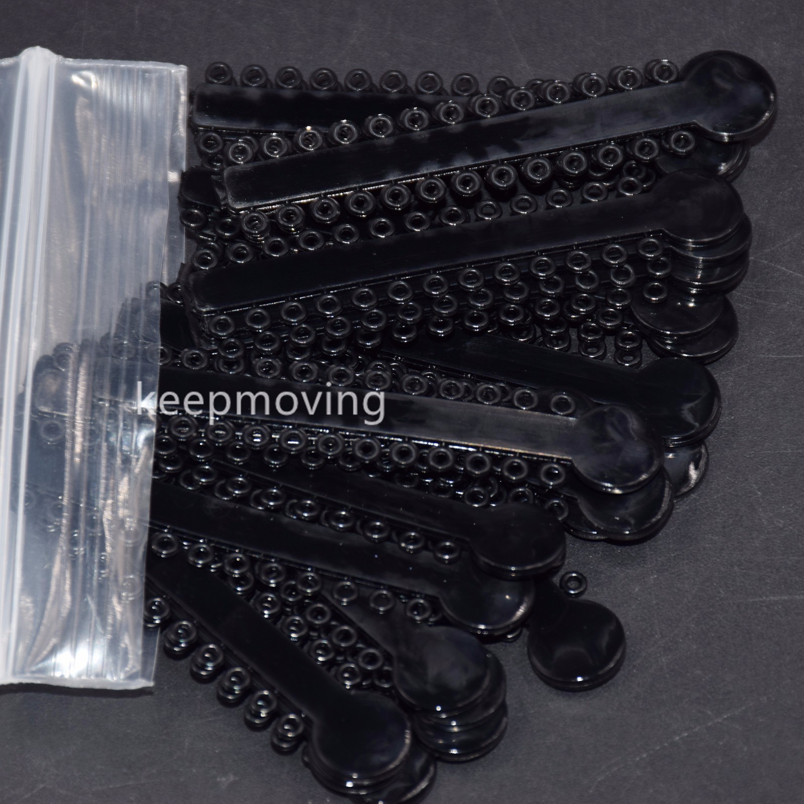 1040 Dental Orthodontic Ligature Ties Elastic Rubber Band Elastomeric Ligaduras