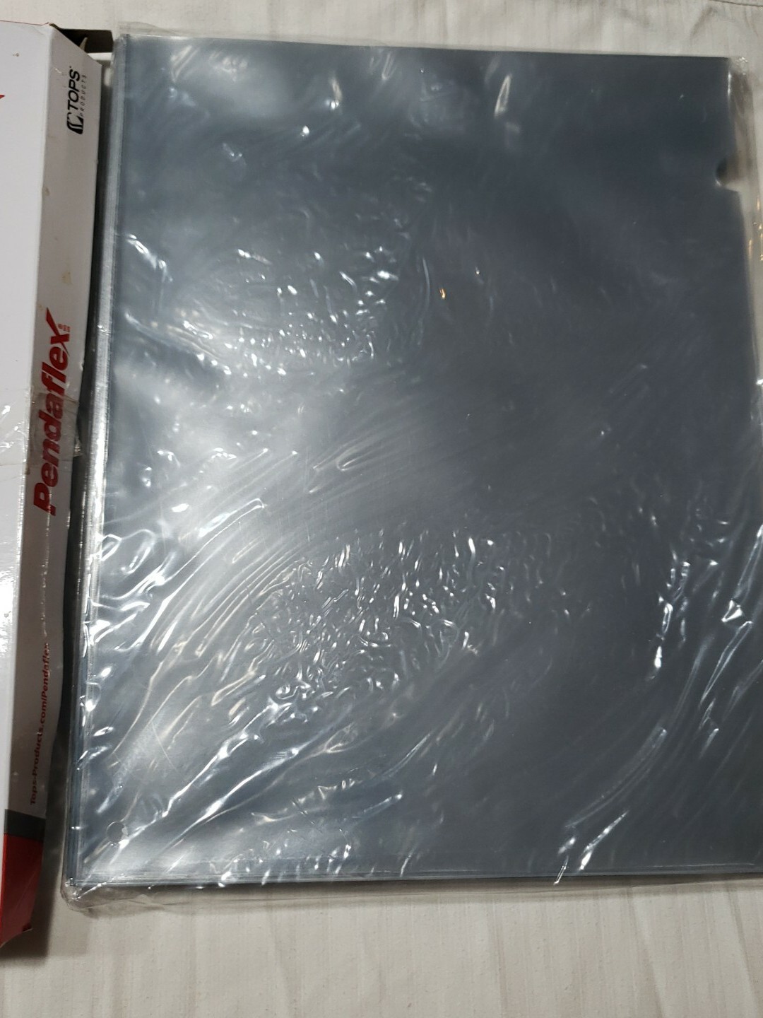 NEW! Pendaflex 61004 Transparent See-In-File Jacket-Letter 8.50″x11″ Clear Vinyl