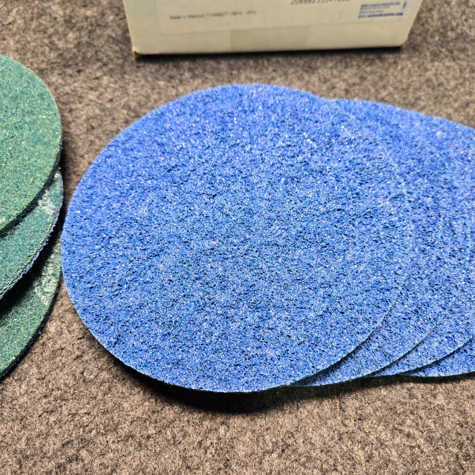 250- Norton 6 In. Disc Vortex Rapid Prep Very Fine Grit Metal Deburring Cleaning