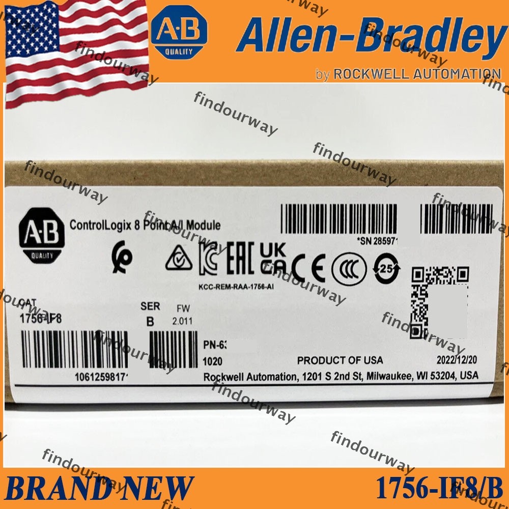 Factory Sealed AB 1756-IF8/B ControlLogix 8 Point A/I Module 1756IF8