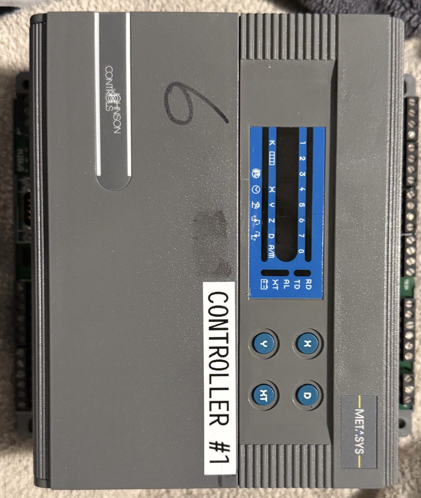 Johnson Controls Dx-9100-8454 Metasys Controller With Baseplate