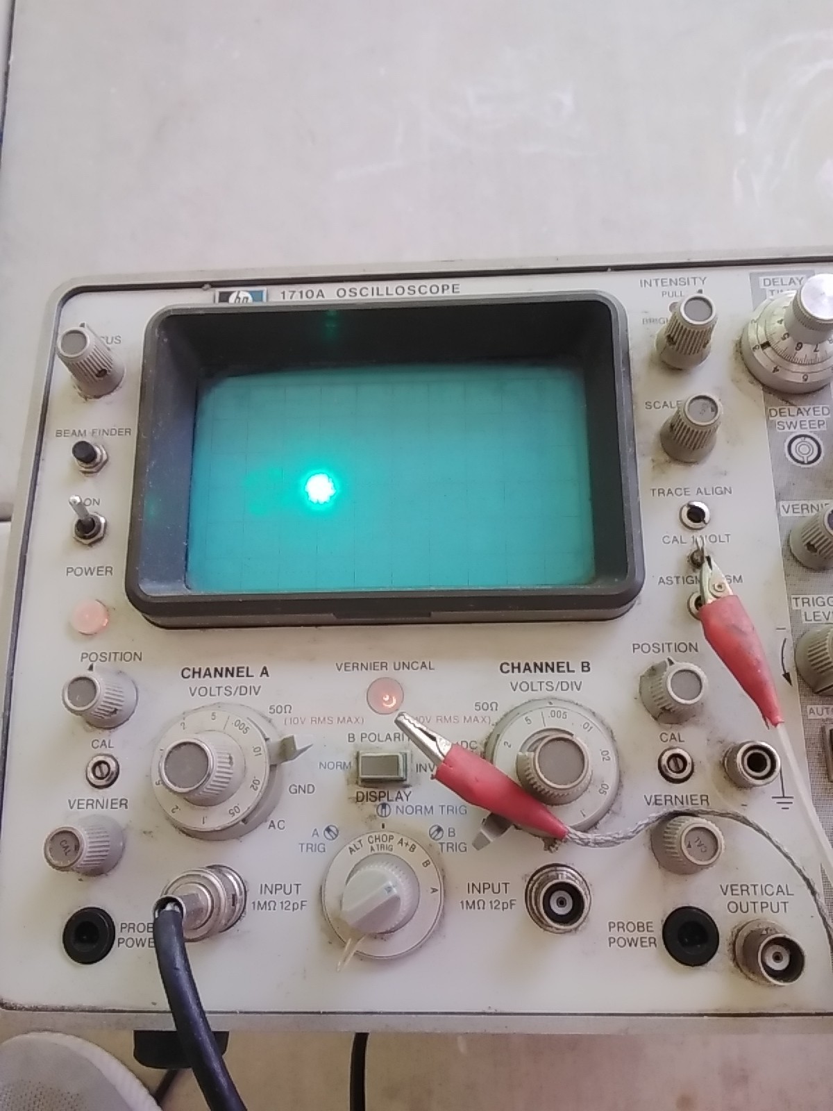 B&K Precision 1710A Dual Trace Oscilloscope -OPT H50