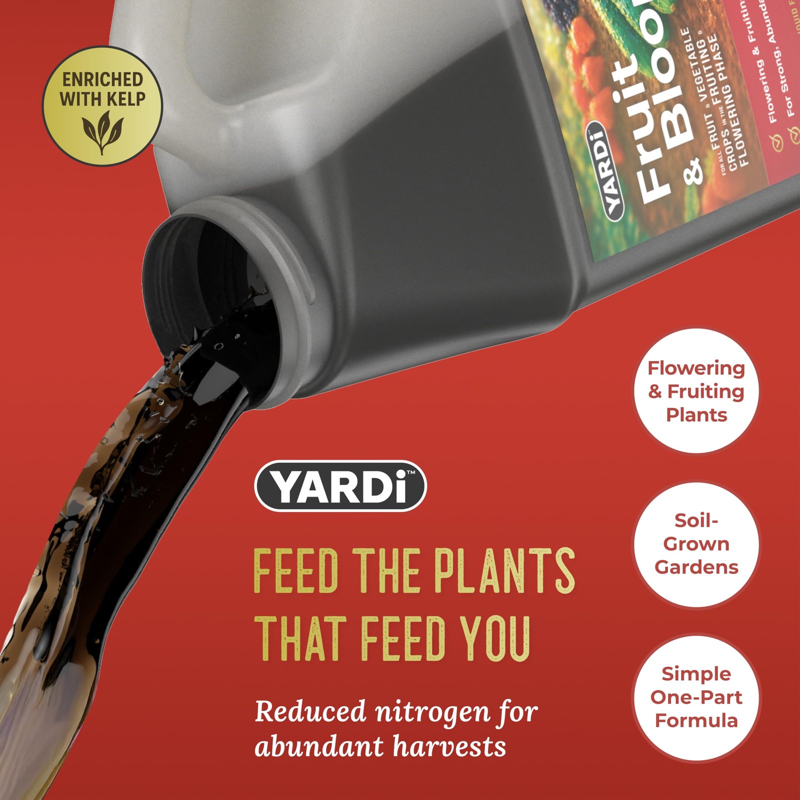 Yardi Fruit & Bloom Plant Food | Bloom Booster Fertilizer for Fruits, Vegetab…