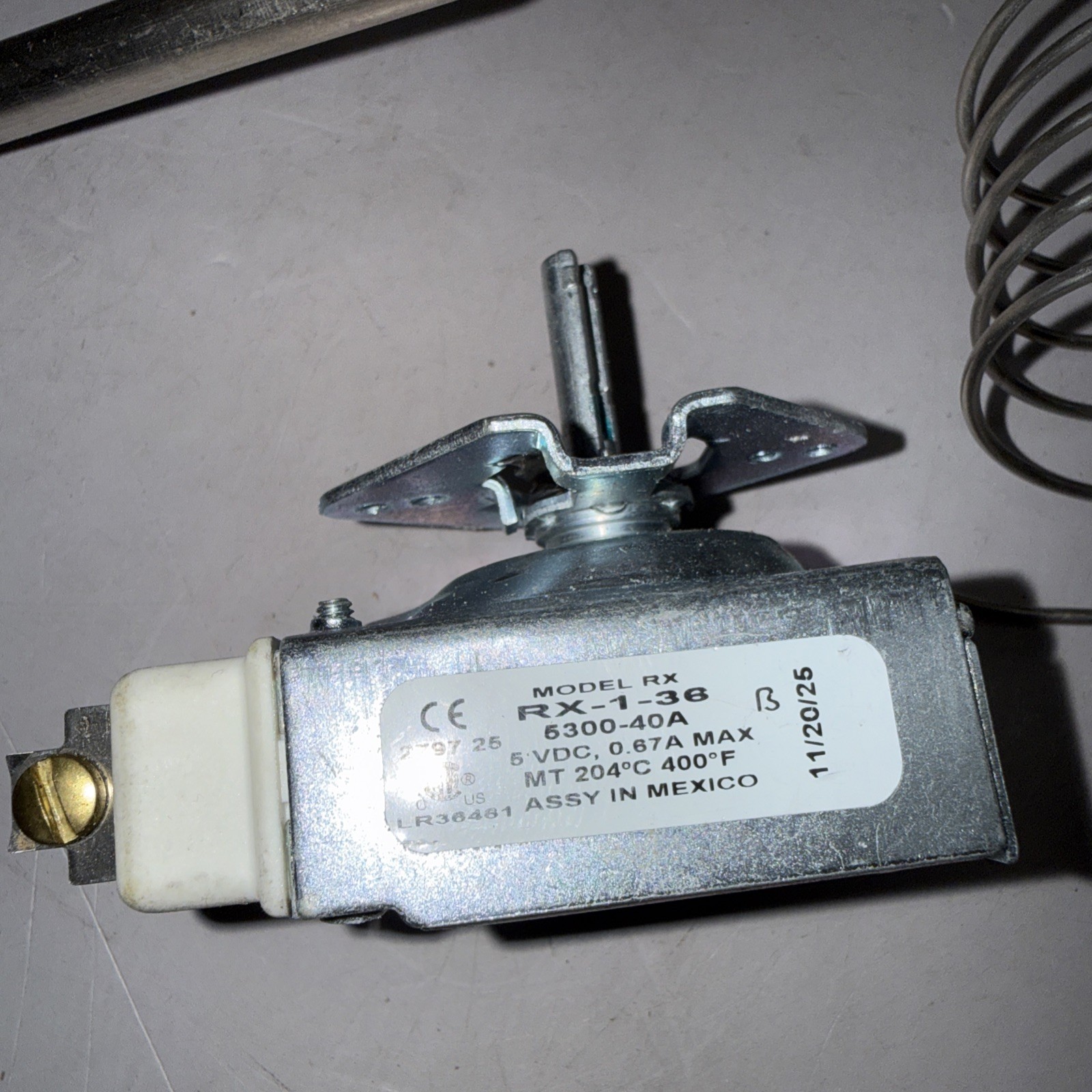 Robertshaw 5300-40A Thermostat – RX-1-36 Replacement