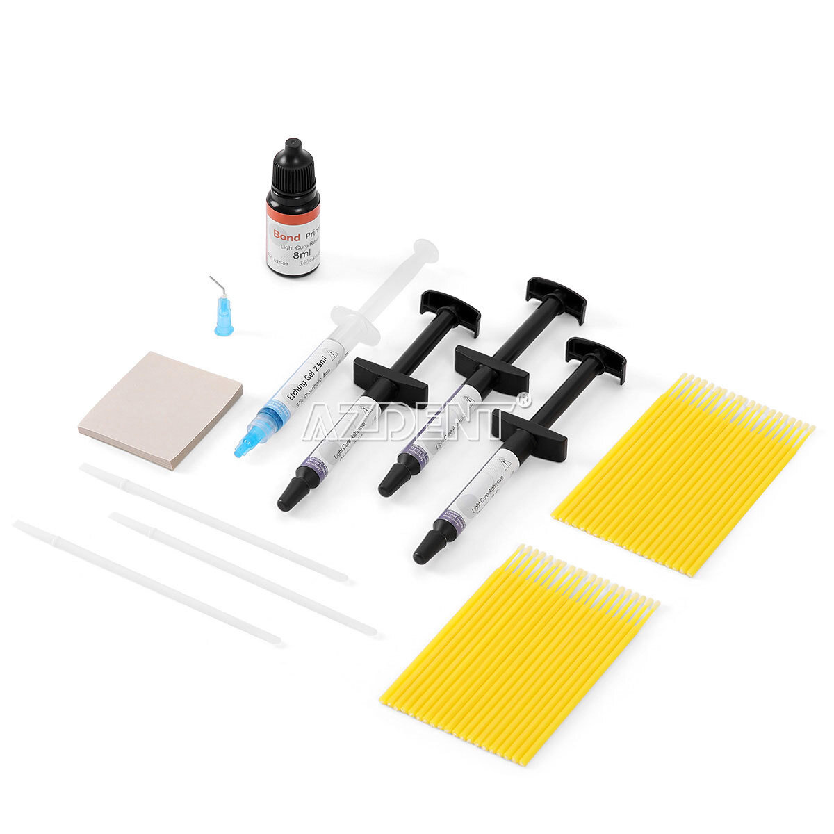 Dental Orthodontic Brackets Braces Mini Roth 022 /Light Cure Composite Resin Kit