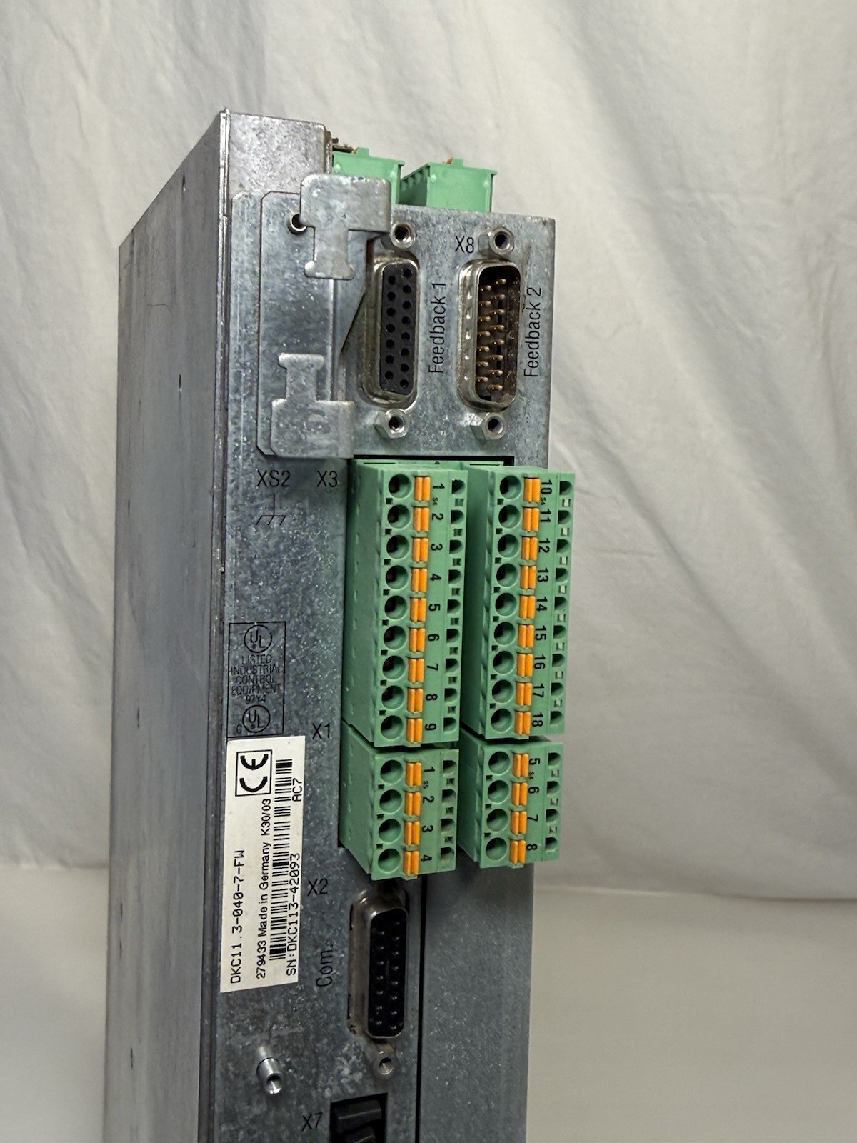 Indramat DKC11.3-040-7-FW Servo Drive Certified Repair
