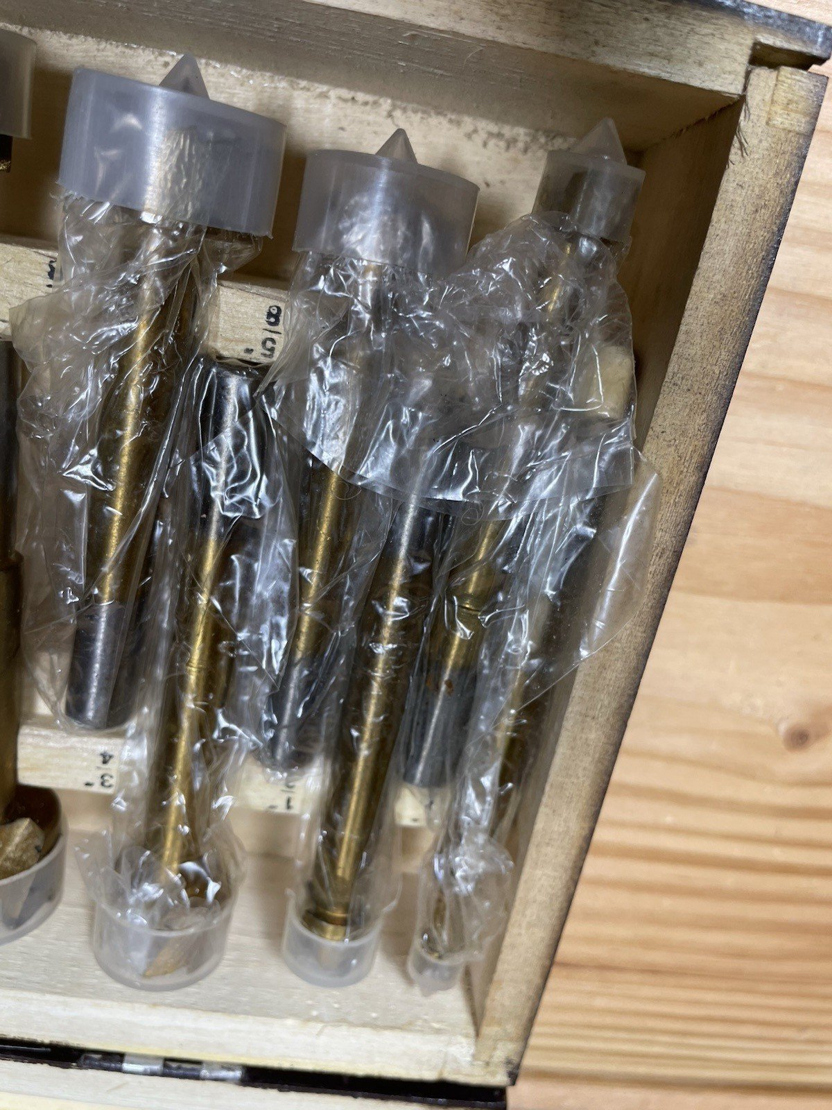Cummins Industrial 16Pc Titanium Coated Forstner Bit Set No. 6831 Vintage