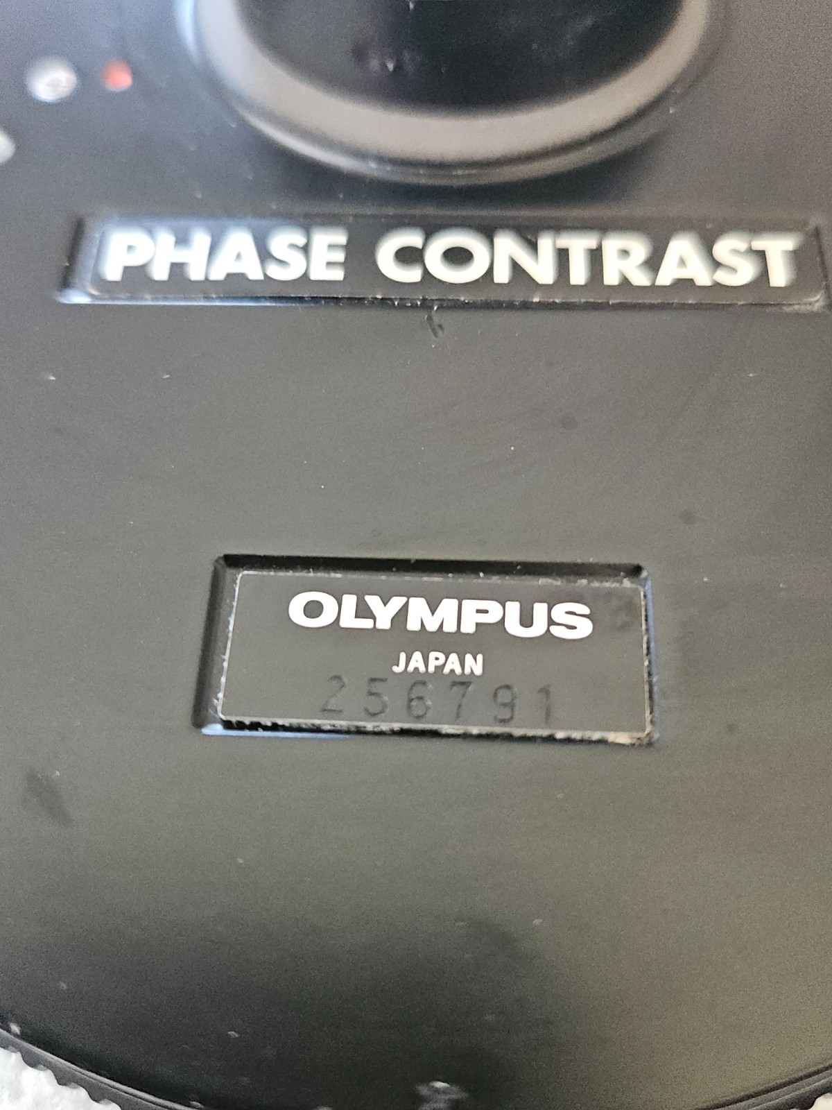 Olympus Phase Contrast Microscope Condenser + Four Objectives 10X-20X-40X-100X
