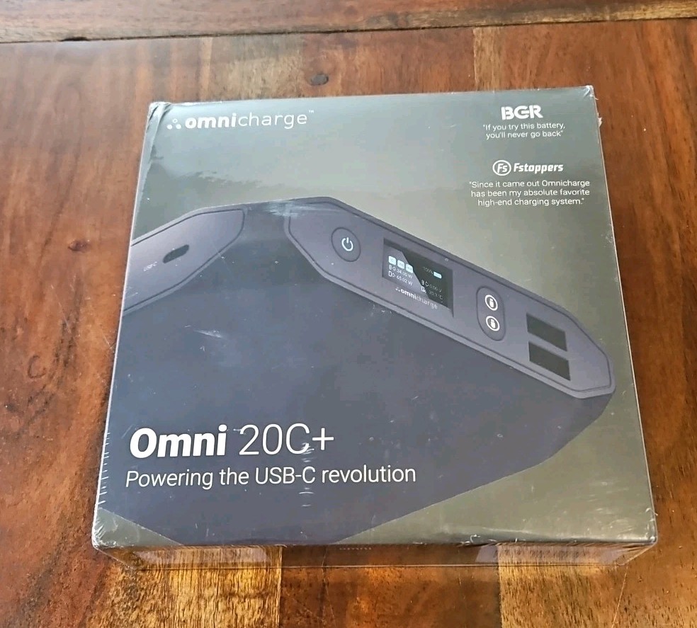 Omni 20C+ 20000mah Laptop Power Bank Portable Charger | AC/DC/USB-C/Wireless