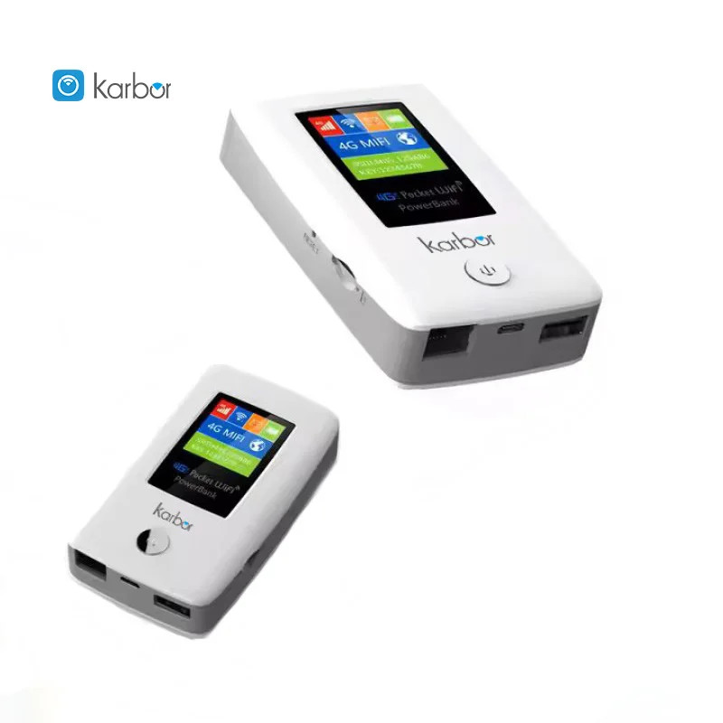 Karbor 6000mAh Portable WIFI Router Power Bank ESIM Wifi /Sim Card 2.4G WiFi6