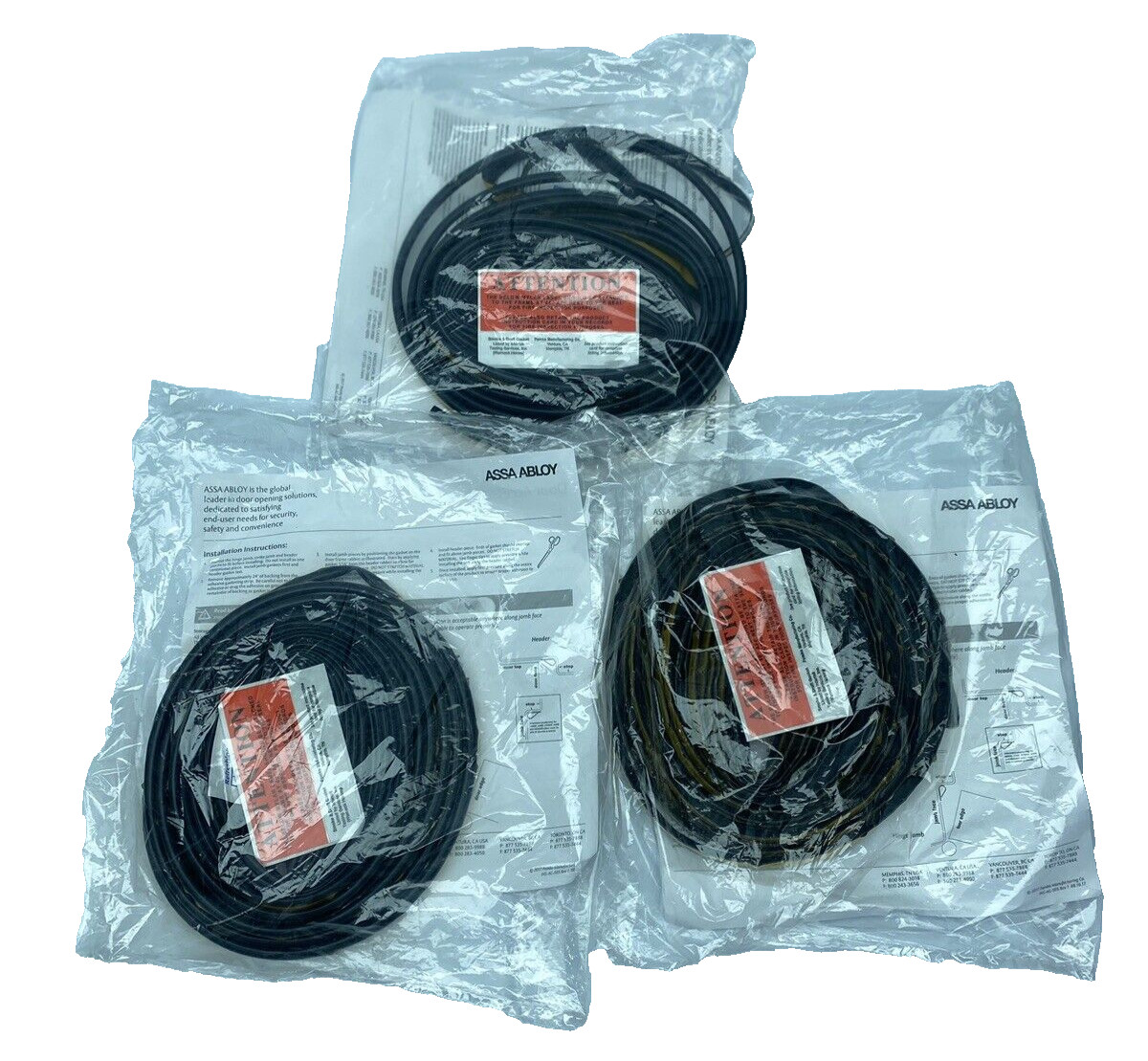 S88BL25 ASSA ABLOY BULB SEAL 1/4″(6.4mm) HEIGHT – 1/2″(12.7mm) WIDTH