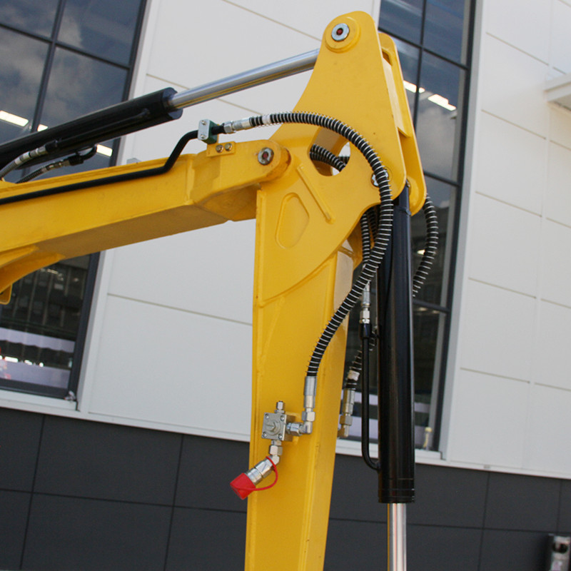 3.5 Ton Kubota 25HP Diesel Mini Excavator, Side Swing Boom Mini Digger EPA