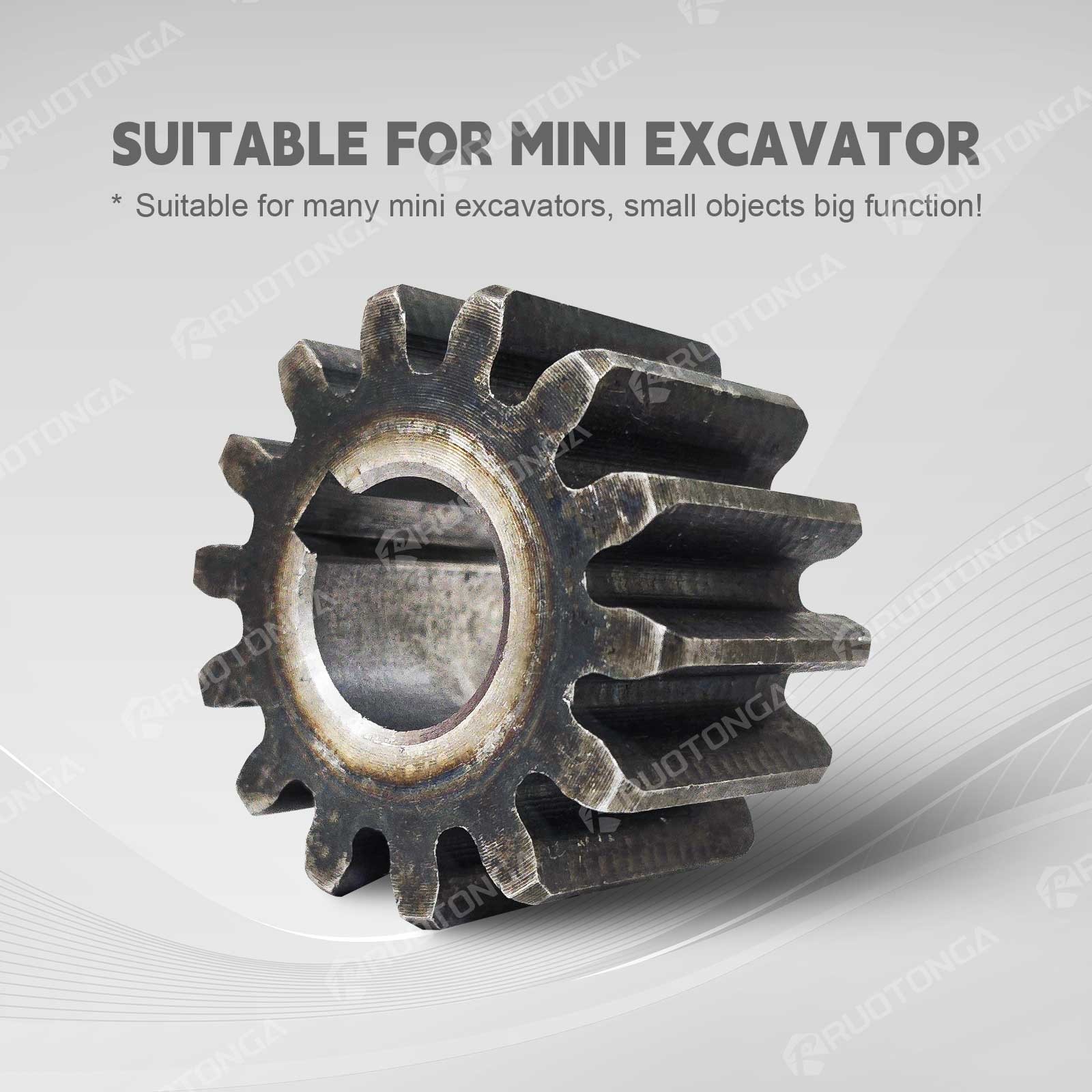 Chinese China One TonMini Excavator Swing Motor Gear，NEW