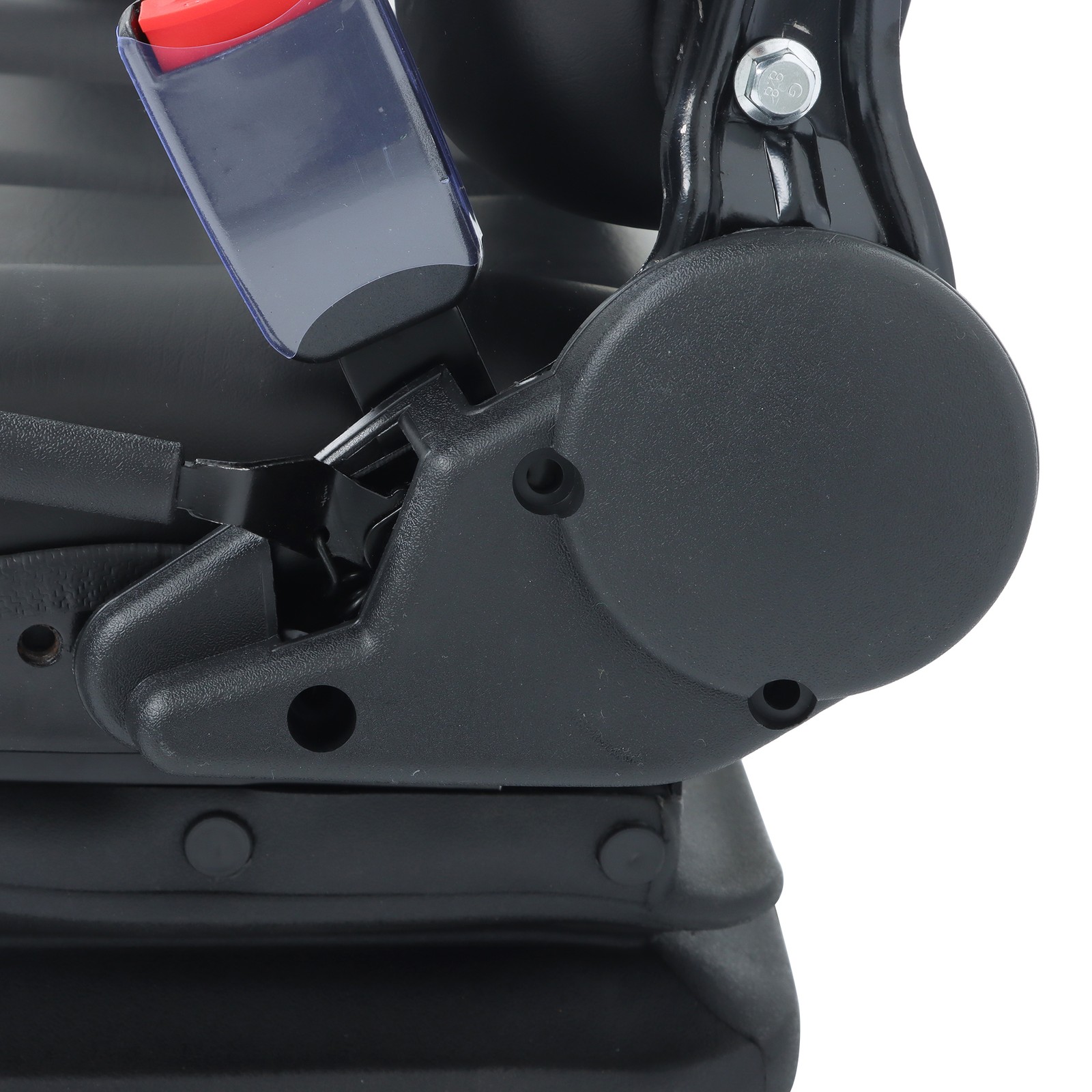 Suspension Adjustable Forklift & Tractor Seat Backrest Armrest Safety Belt