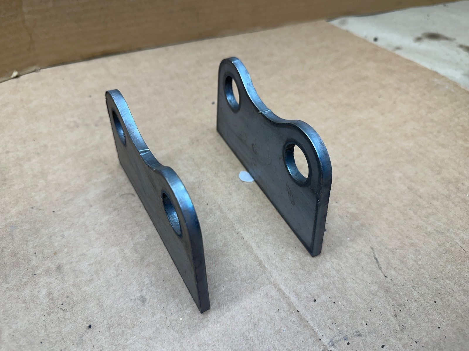 Mini Excavator Bucket Ears Universal AGT CFG 25mm 1″ Chinese 1 Ton PAIR 1/4″