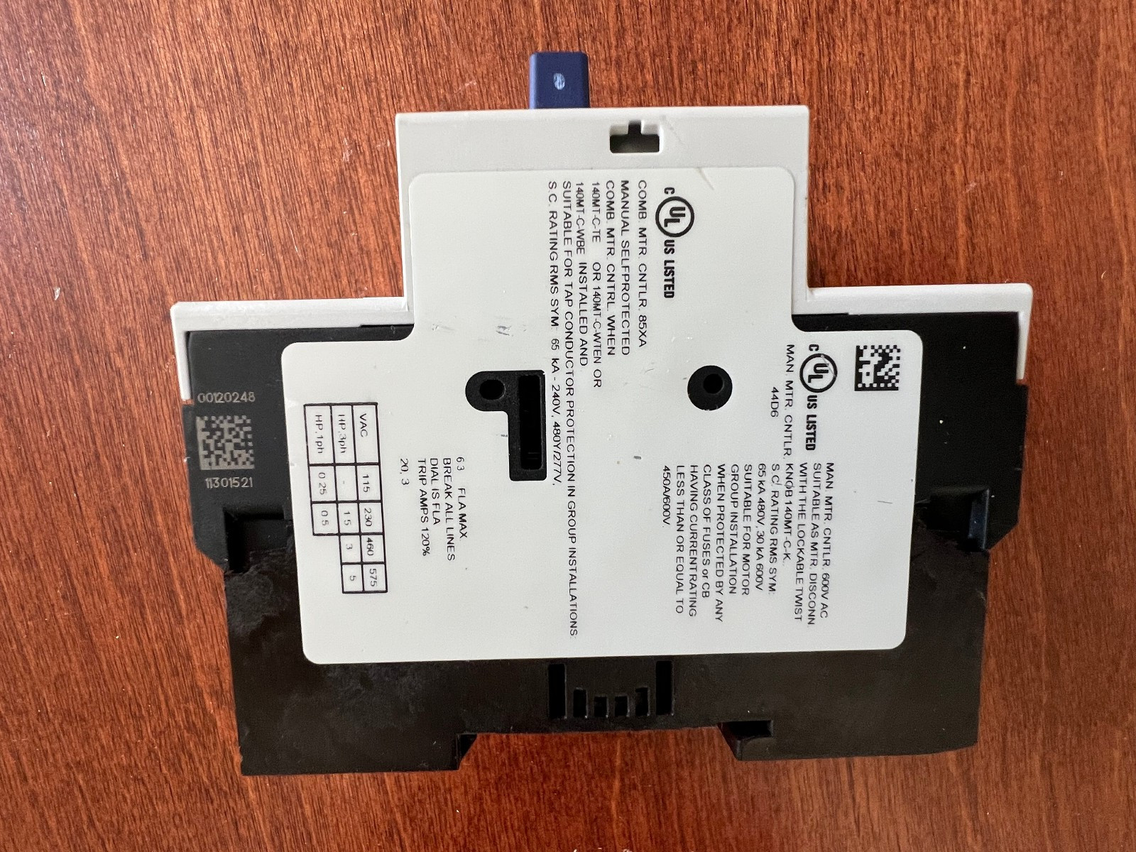 Allen-Bradley AB 140MT-C3E-B63 Motor Protection Circuit-Breaker SER A 88A
