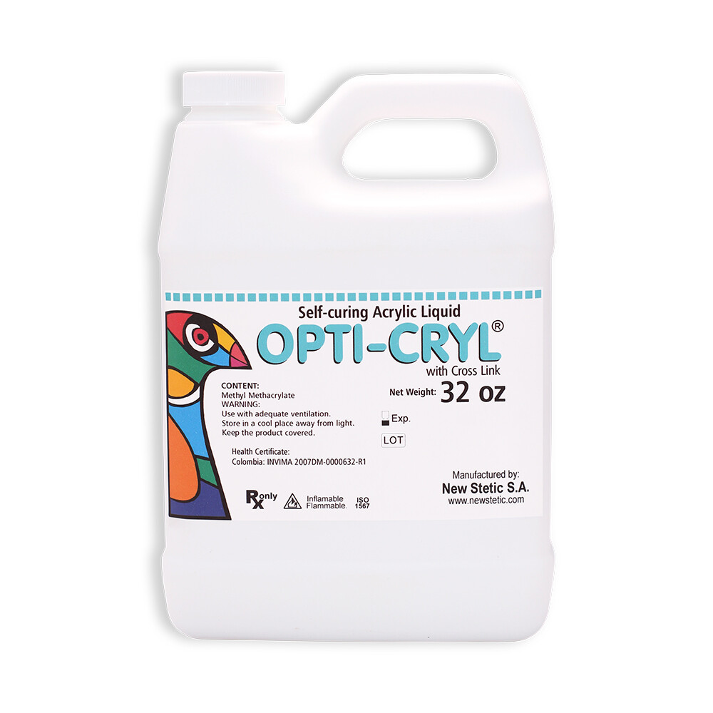 OPTI-CRYL SELF CURING ACRYLIC 32oz LIQUID MONOMER