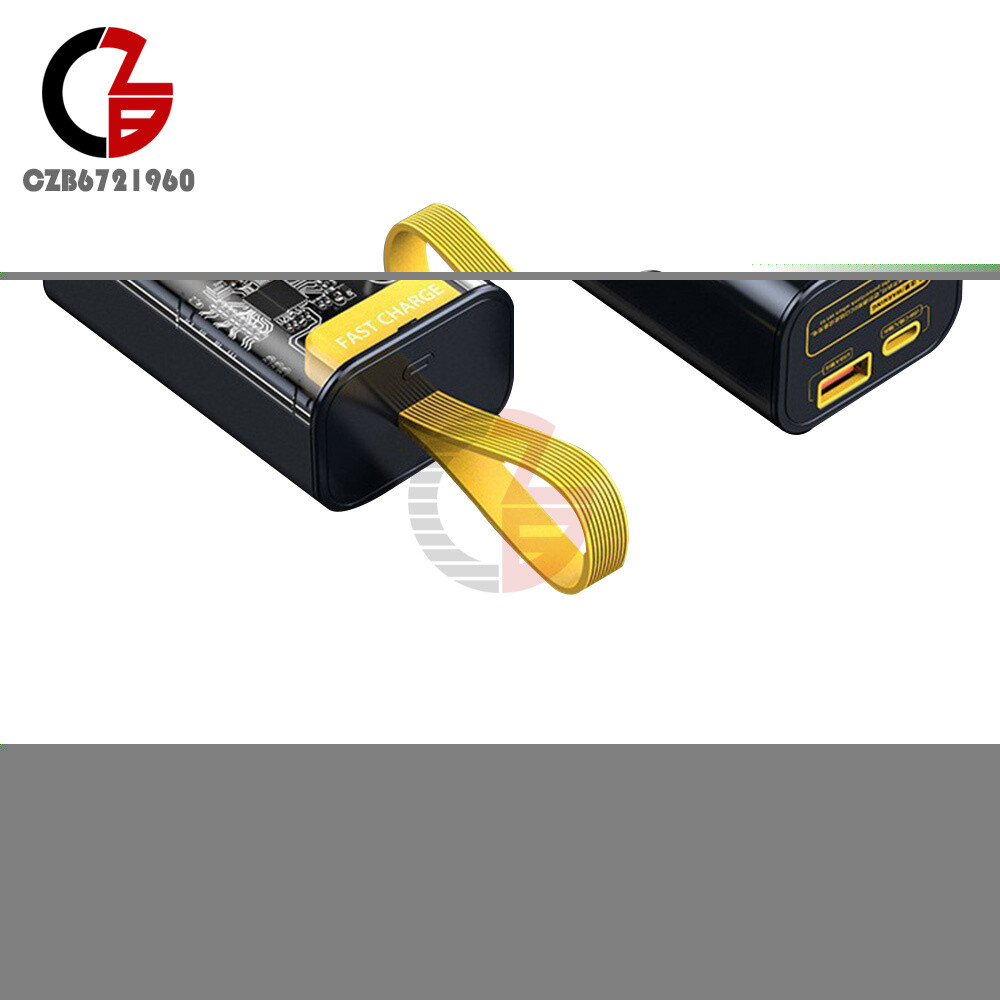 DIY Power Bank Box PD 22.5 W Fast Charging Case Portable 18650 USB Power Bank