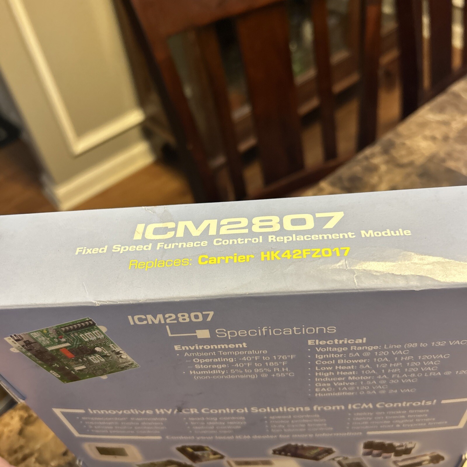 ***NEW*** ICM2807 Fixed Speed Furnace Control Replacement Module Hvac