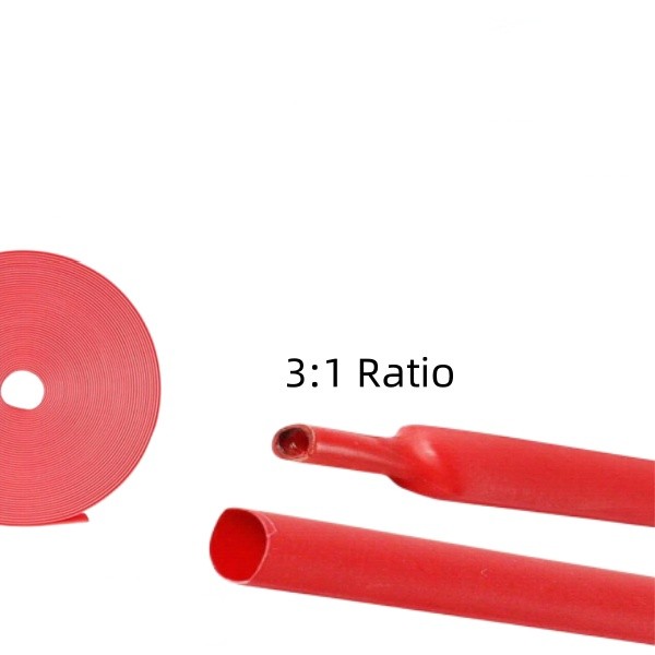 5-100ft Φ1/4″ (6.4mm) Heat Shrink Tubing 3:1 Ratio Dual Wall Adhesive Glue Lined