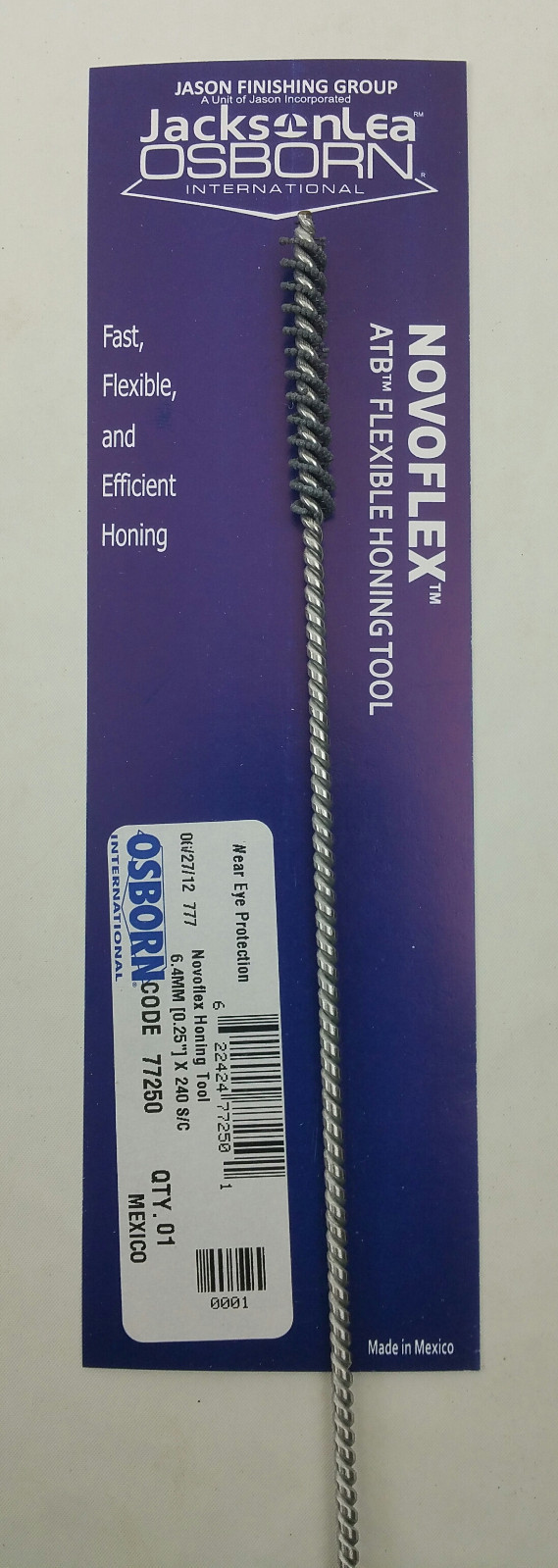 ATB Flexible Hone Honing Tool 1/4″ (6.4mm) x 240 grit S/C Osborn