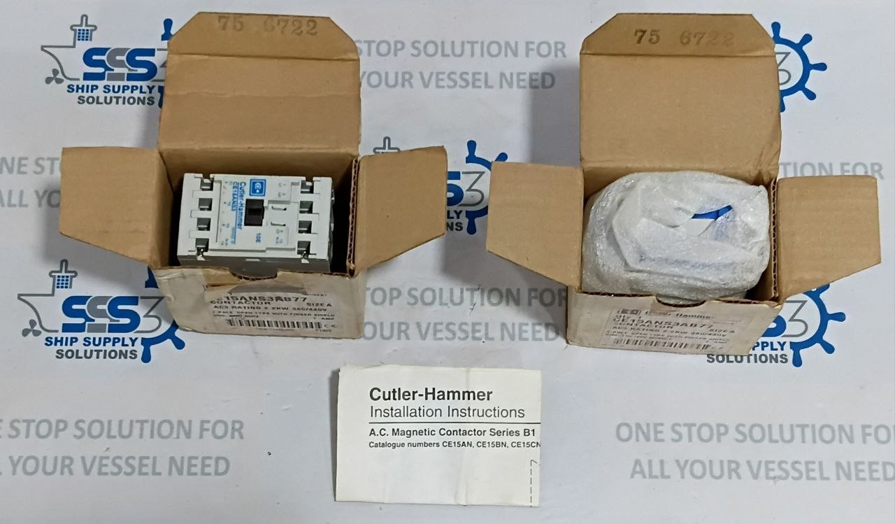 Cutler-Hammer CE15ANS3 3 Pole A.c. Contactor Coil 110V 50Hz 120V 60Hz