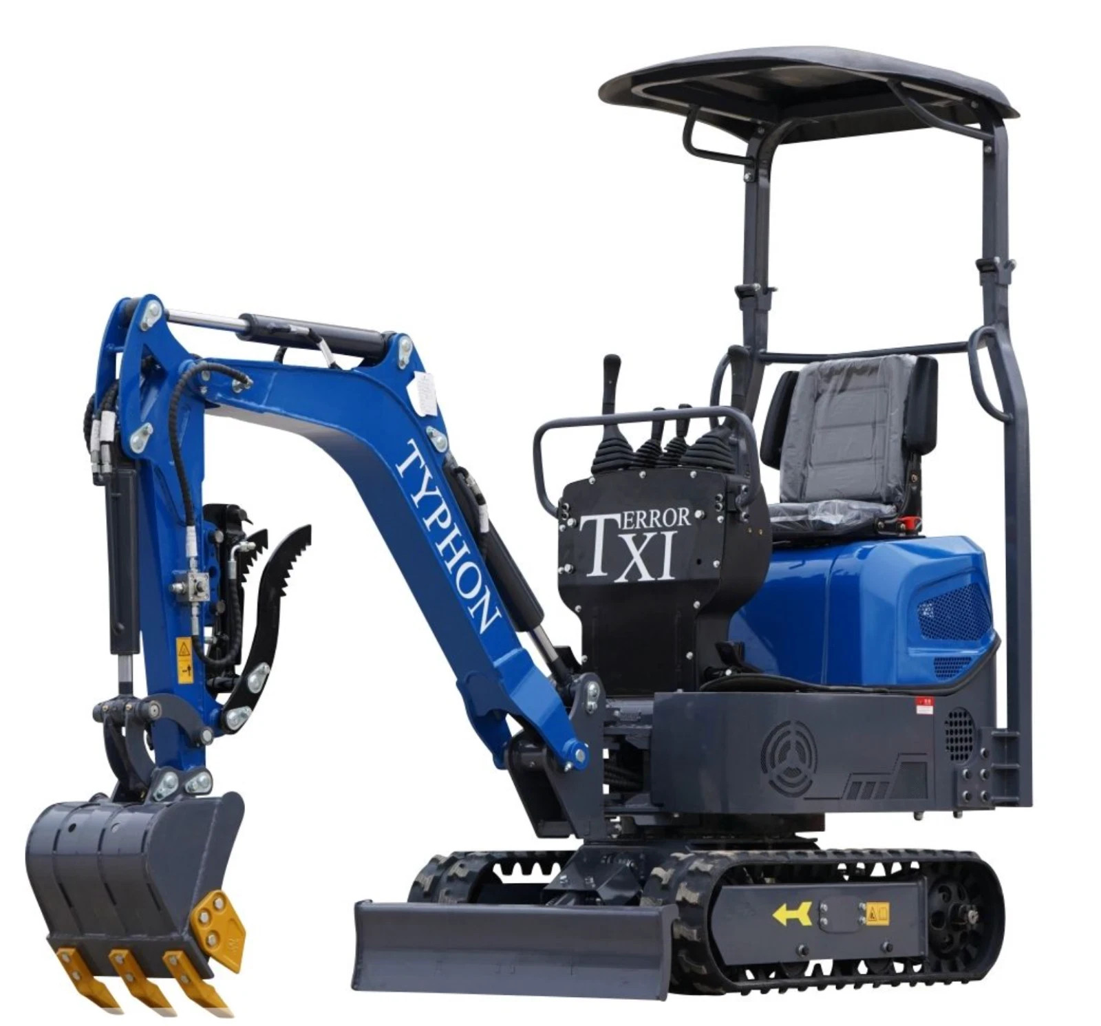 13 Attachments Bundle TERROR XI Mini Excavator Digger 13.5hp Gas B&S EPA Engine