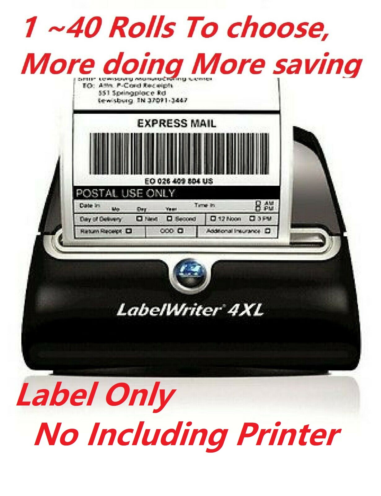 4×6 Label Shipping Address Postage Labels 1744907 fit DYMO 4XL 220 per Roll