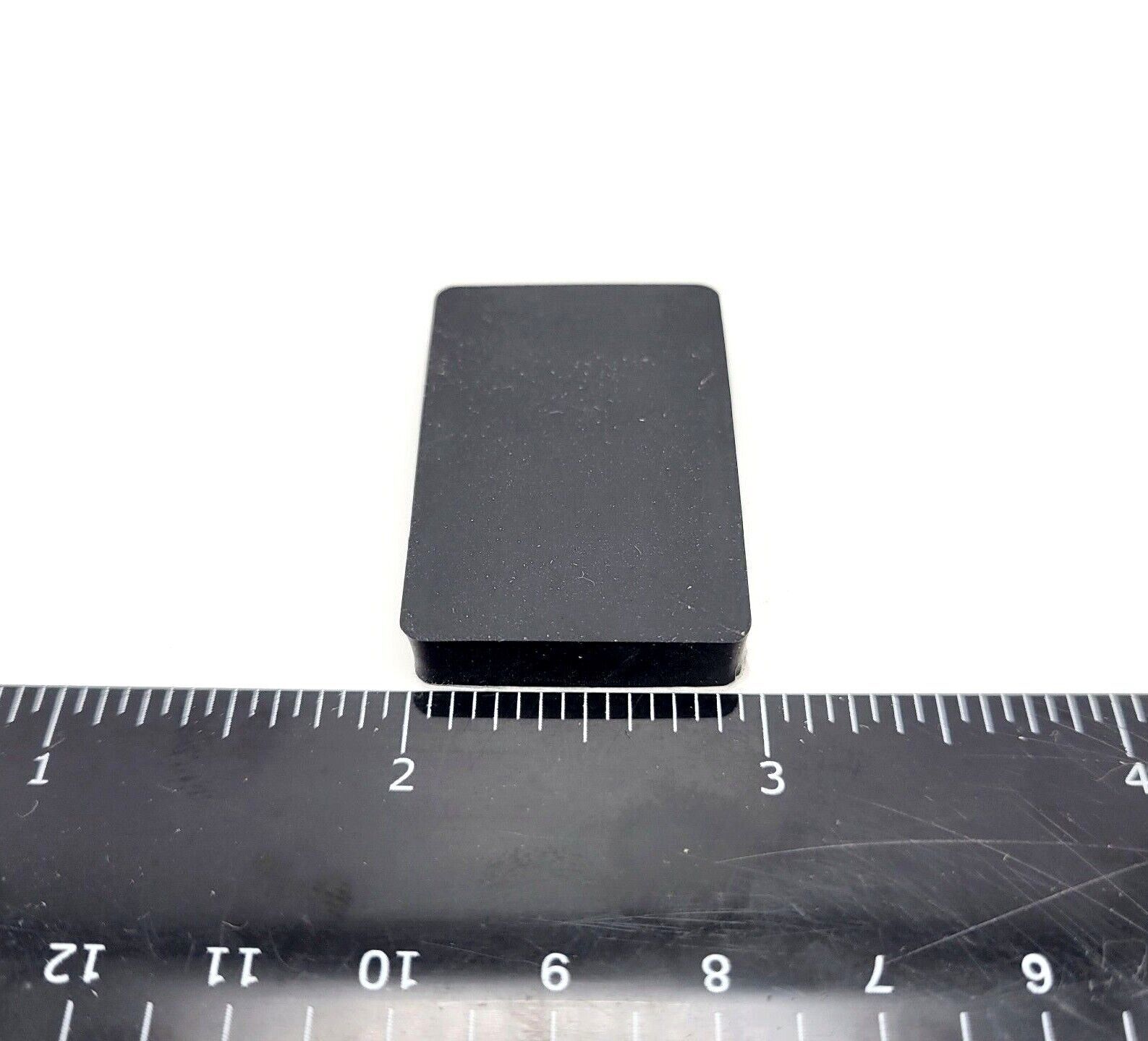 1 1/2″ x 1″ Rectangle Stick on Rubber Feet Bumpers 3/16″ Thick 3M Backed Pads