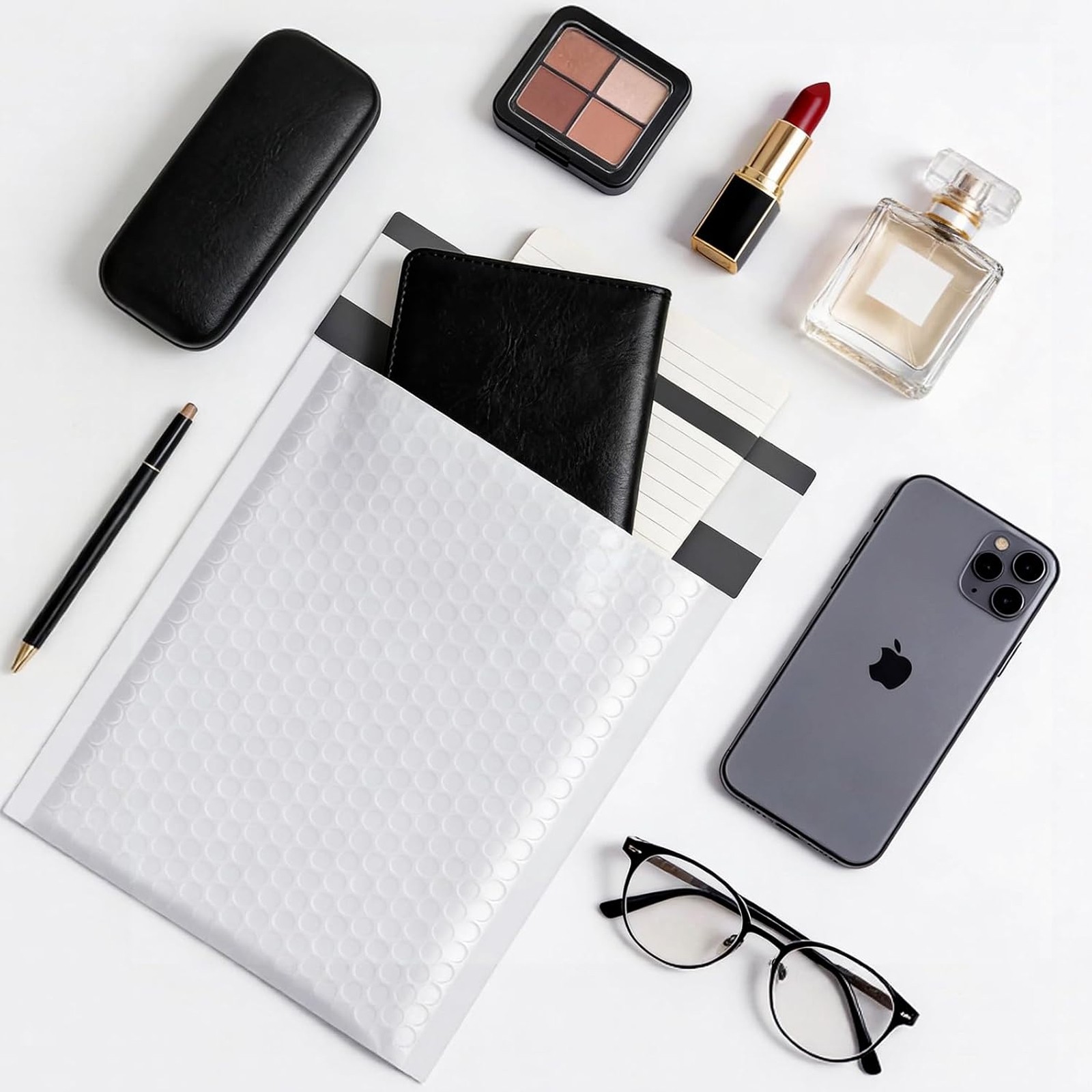 Any Size White Poly Bubble Mailers Shipping Mailing Padded Bags Bubble Envelopes