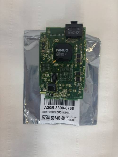 FANUC A20B-3300-0768 PCB SERVO CARD FOR 4 AXIS, High Quality Item, Brand new