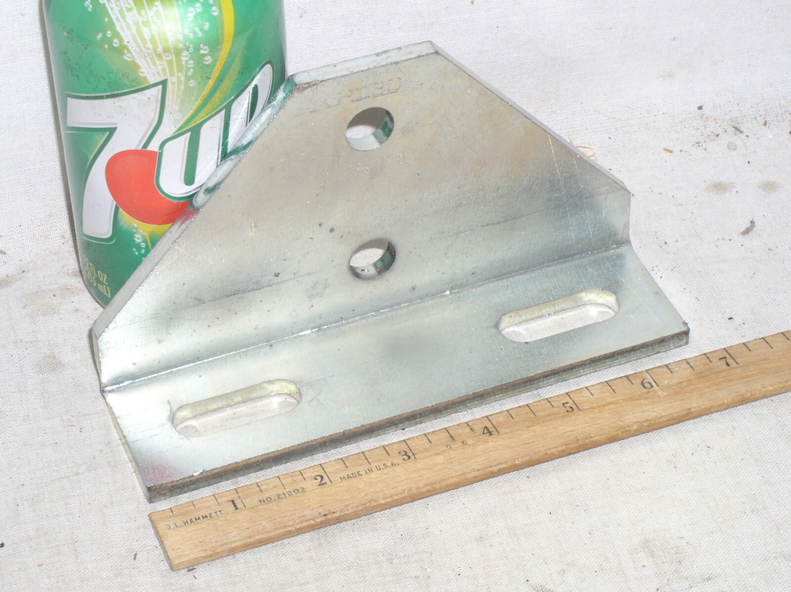 UNISTRUT P1130 HEAVY DUTY 90* PERMA-GREEN 3 GALVANIZED 2 4 HOLE SLOT BRACKET USA