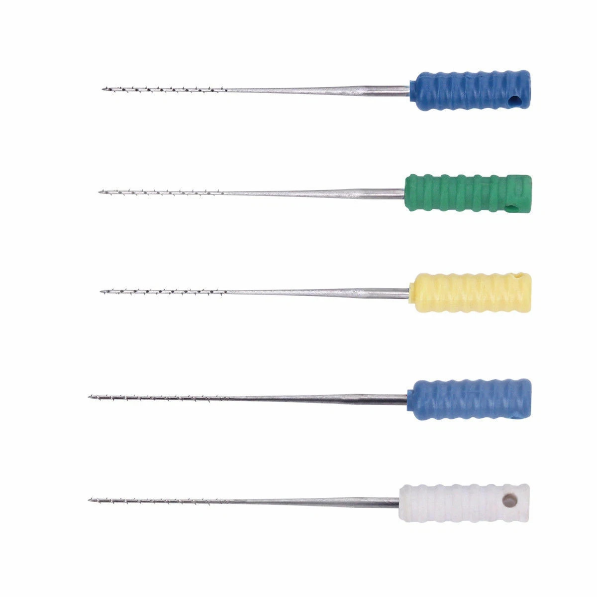 10 Pcs/Pack Endodontic Dental Root Canal Nerve Barbed Broaches Needles 21mm/25mm