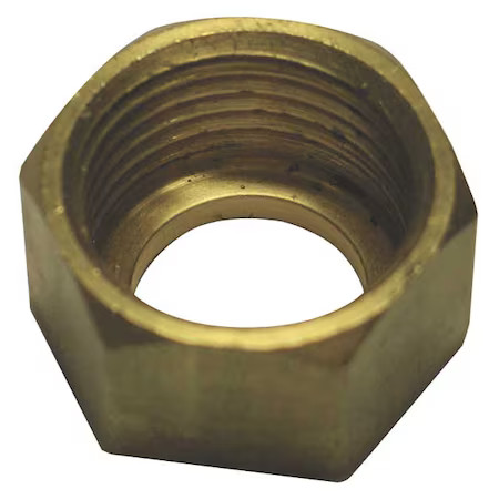 Chicago Faucet 49-005Jkrbf Coupling Nut, Faucet, 1/2Npsm, Brass