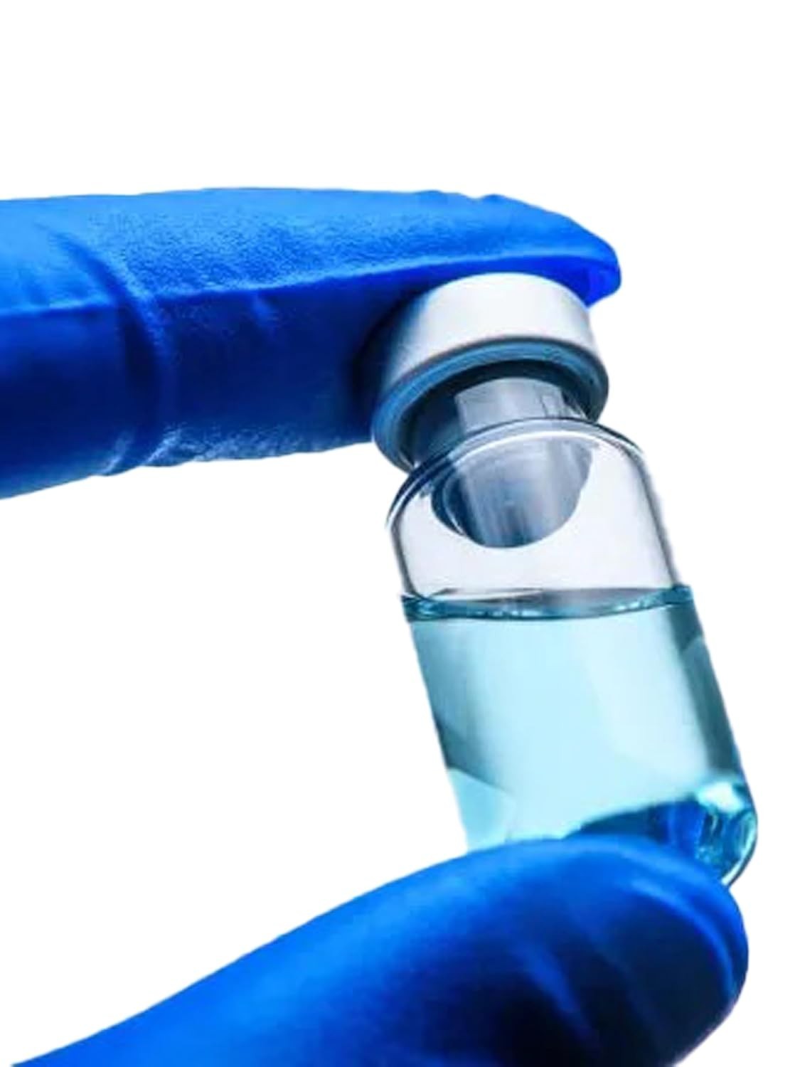 Pack of 10 Sterile 20ml Borosilicate Glass Vials with Innovative Injection Ports