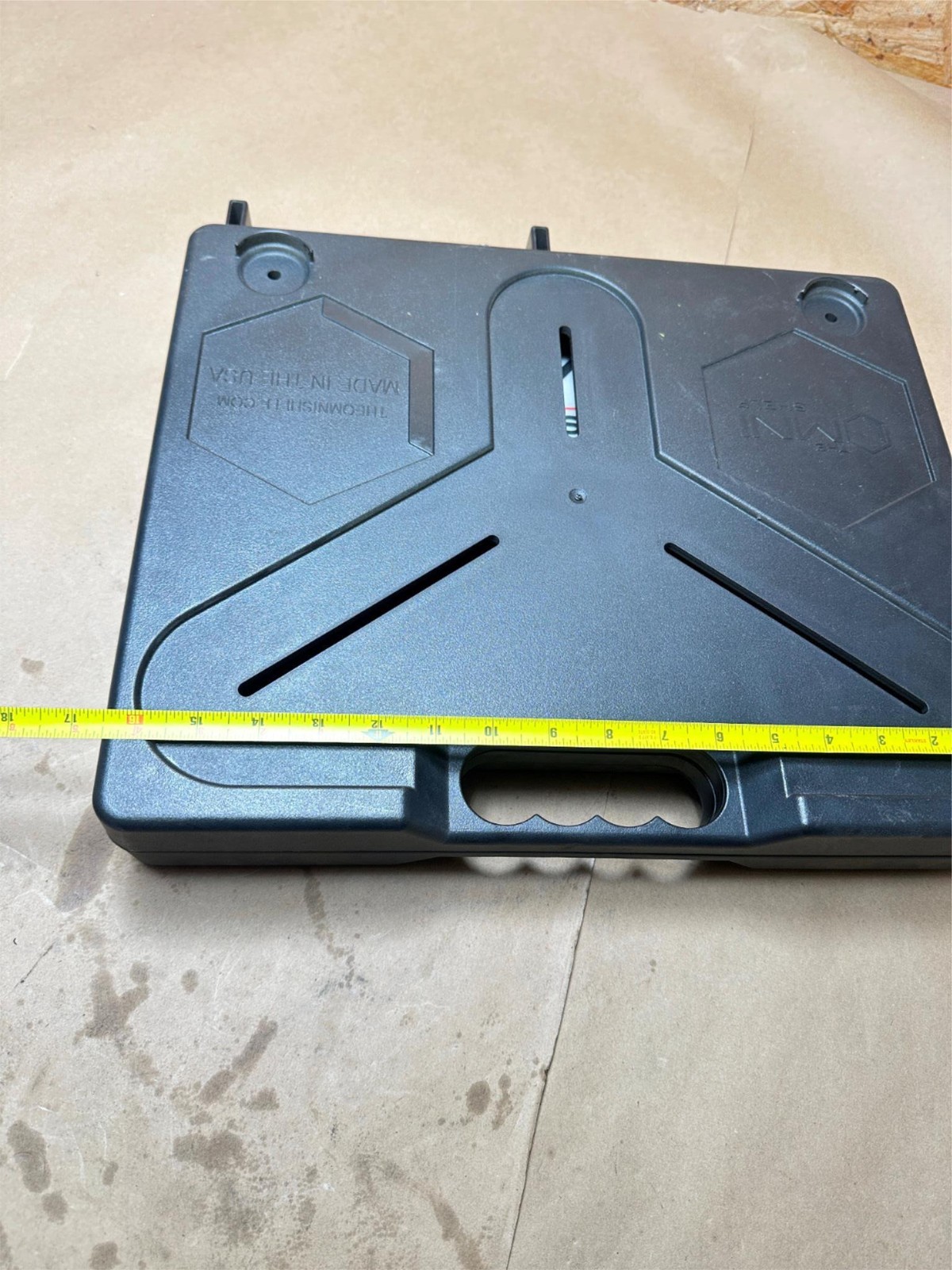The OmniShelf Portable Magnetic Workstation Toolbox Laptop Stand