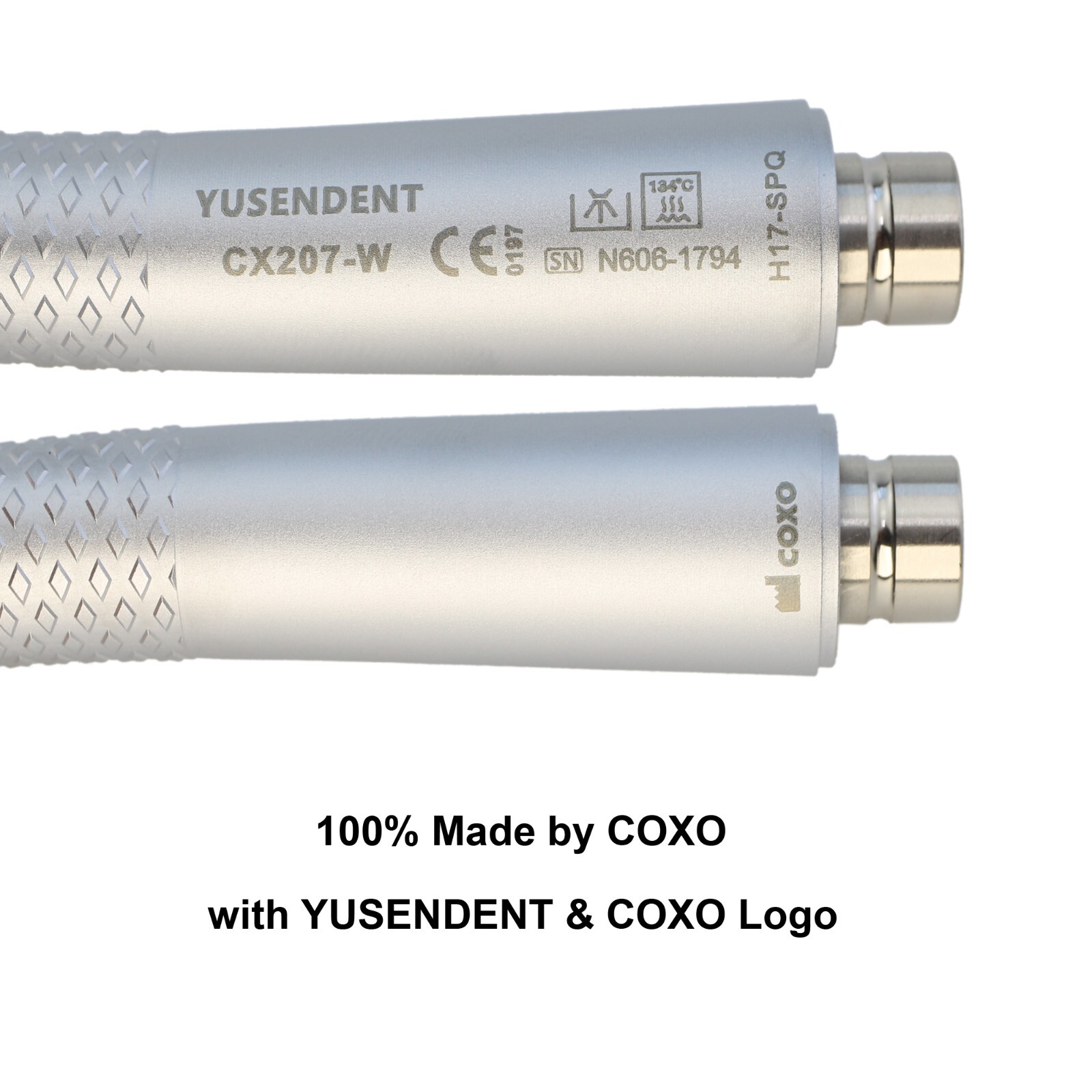 COXO Dental Turbine Handpiece 4 Hole High Speed CX207-W Sinol Quick Coupling M4