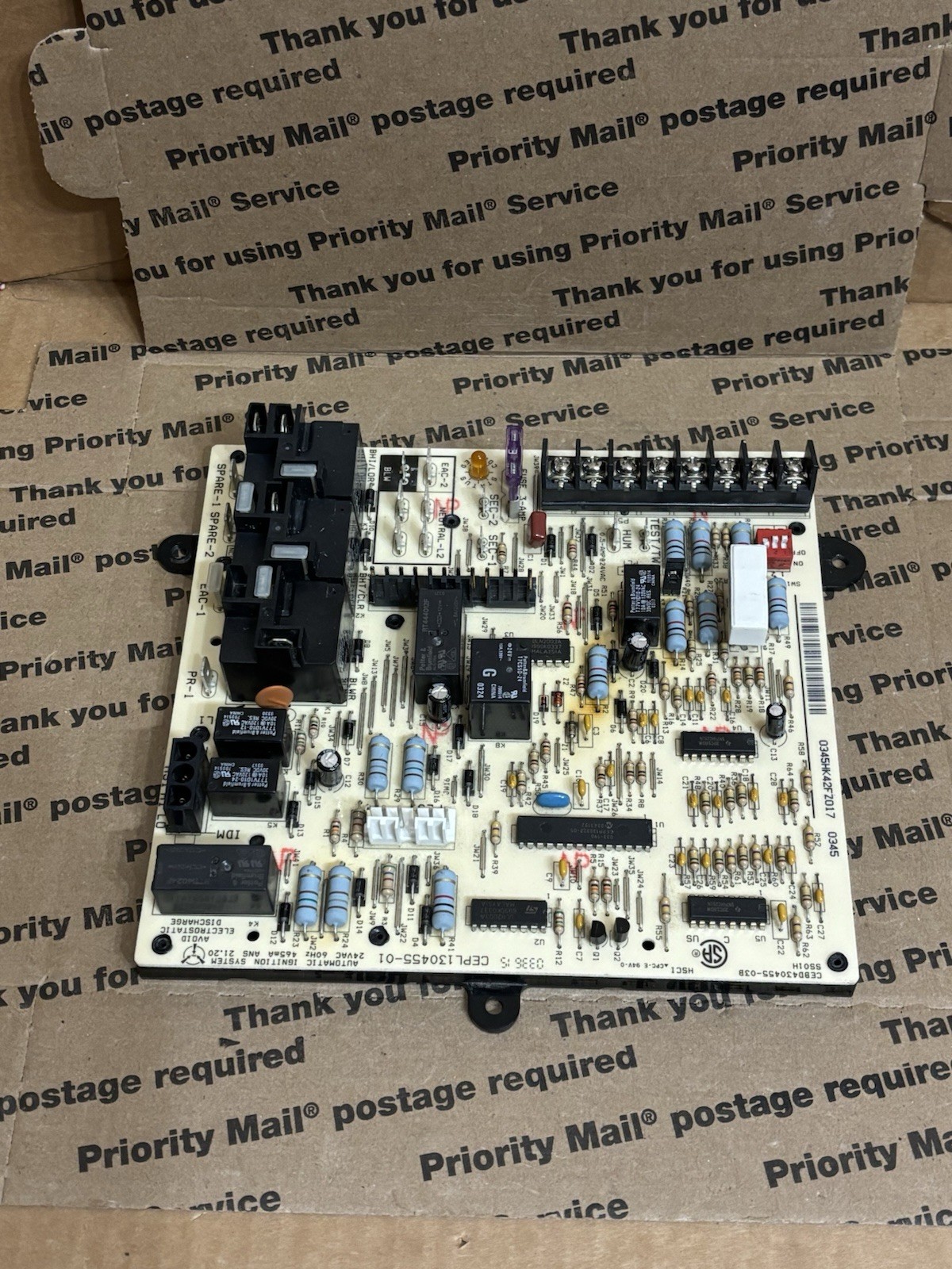 Carrier HK42FZ017 Furnace Control Board CEPL130455-01 CEBD430455-03B 🔥Checked