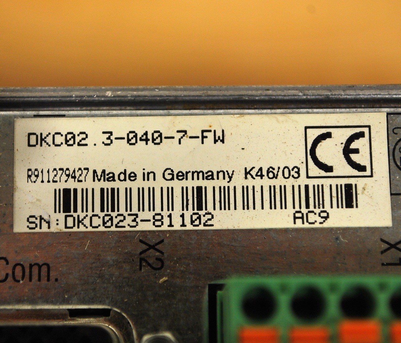 Indramat DKC02.3-040-7-FW Eco Drive Servo Controller – USED