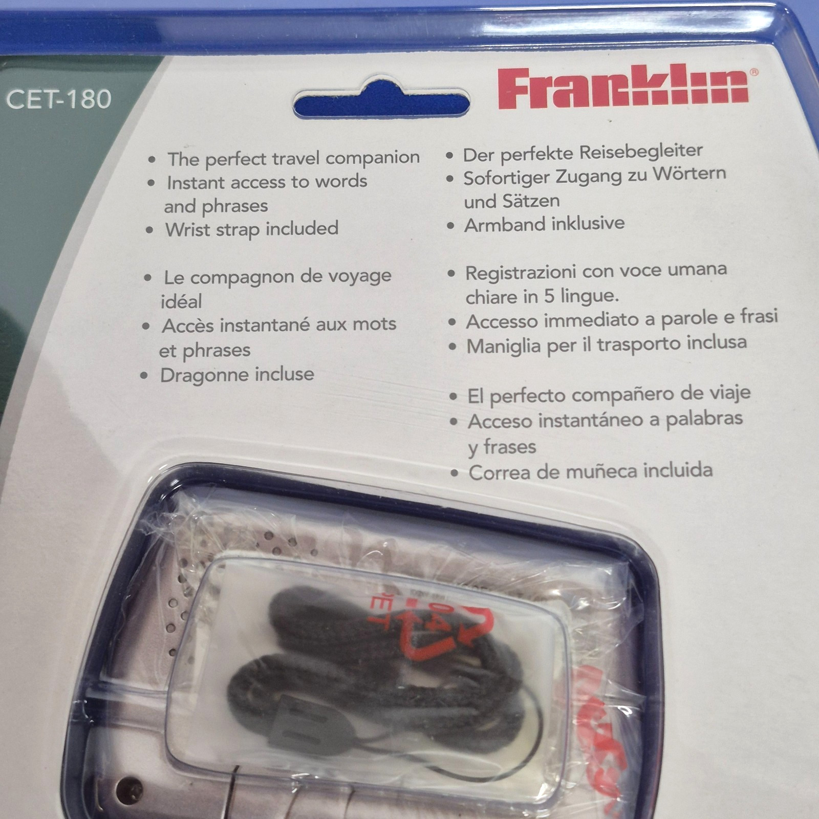 Franklin CST-180 Speaking Spanish English Communicator Translator Sealed