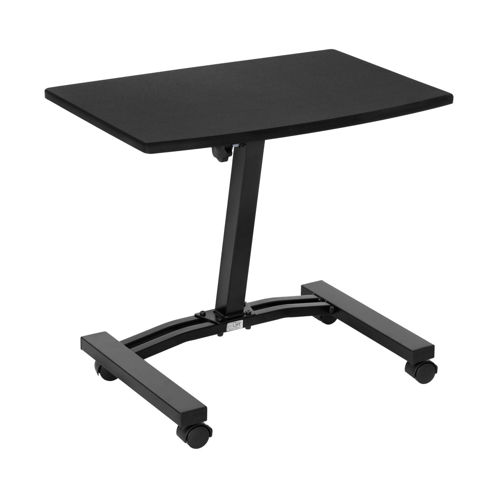 Seville Classics Airlift Mobile Height Adjustable Laptop Stand Computer