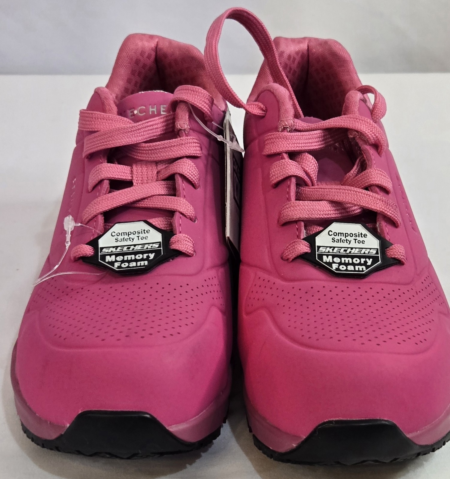 NEW Skechers Women’s Hot Pink Composite Toe Work Shoes / Size 6