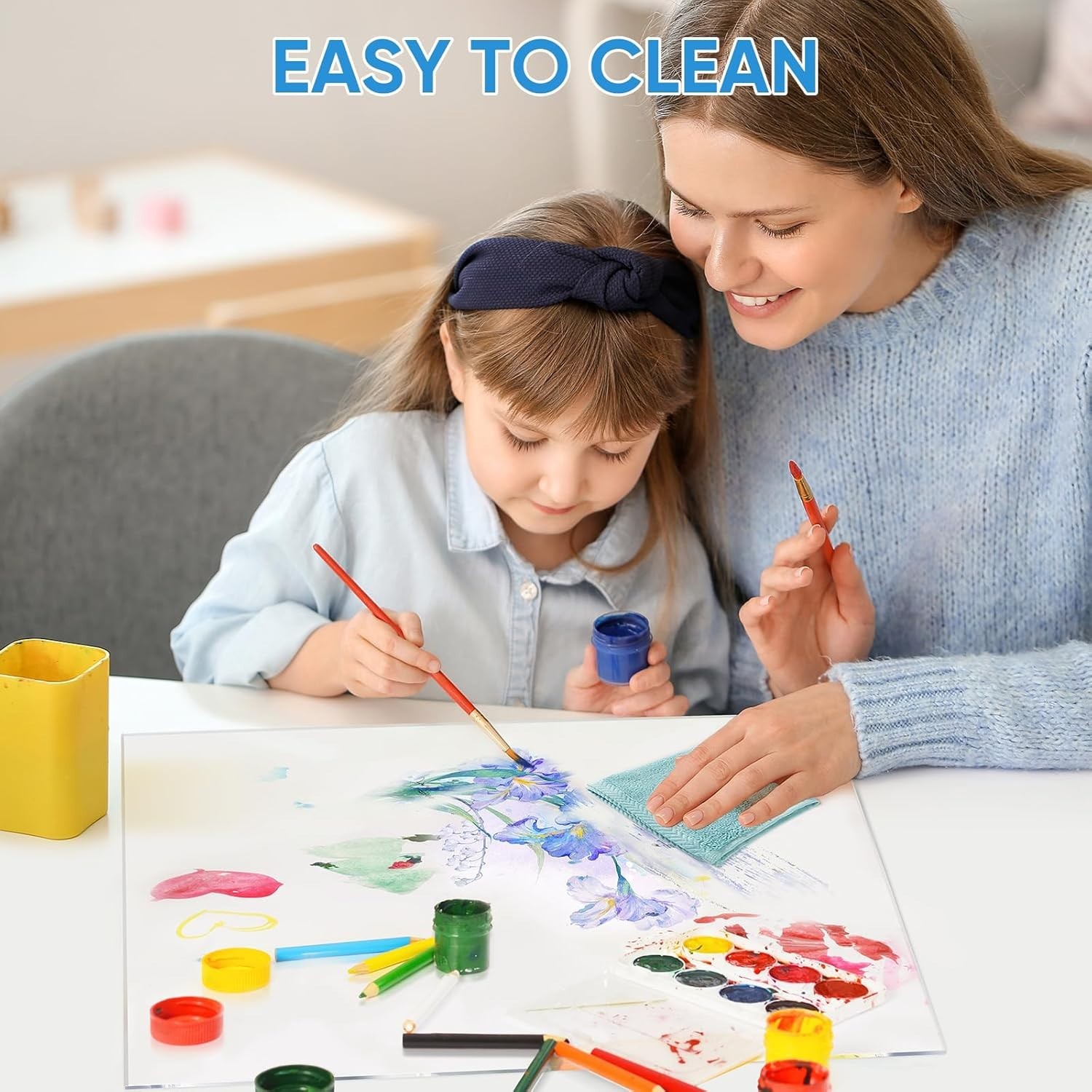 6PK 8″ X 10″ PET Plexiglass Sheets, Clear Plastic Sheet, Easy to Cut Thin Flexib