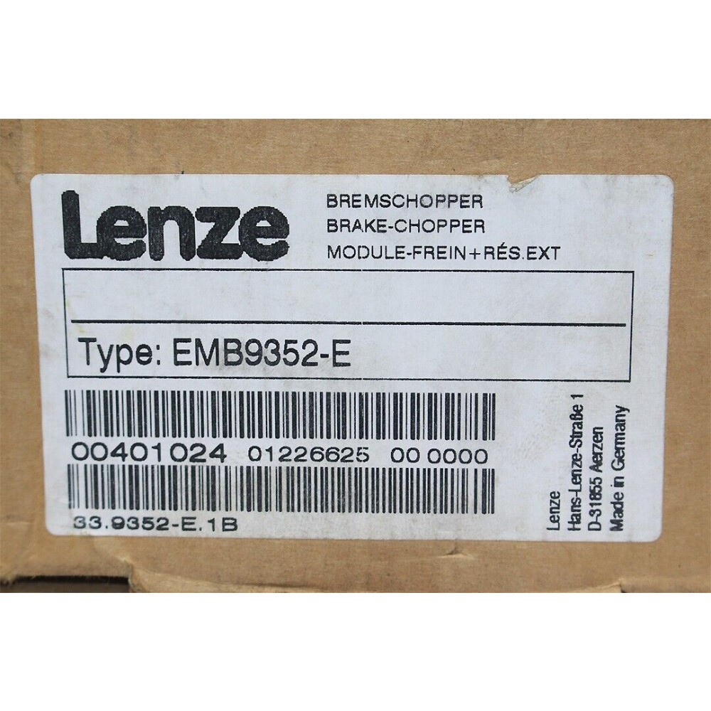 US Free TAX LENZE NEW EMB9352-E BRAKE CHOPPER IN BOX