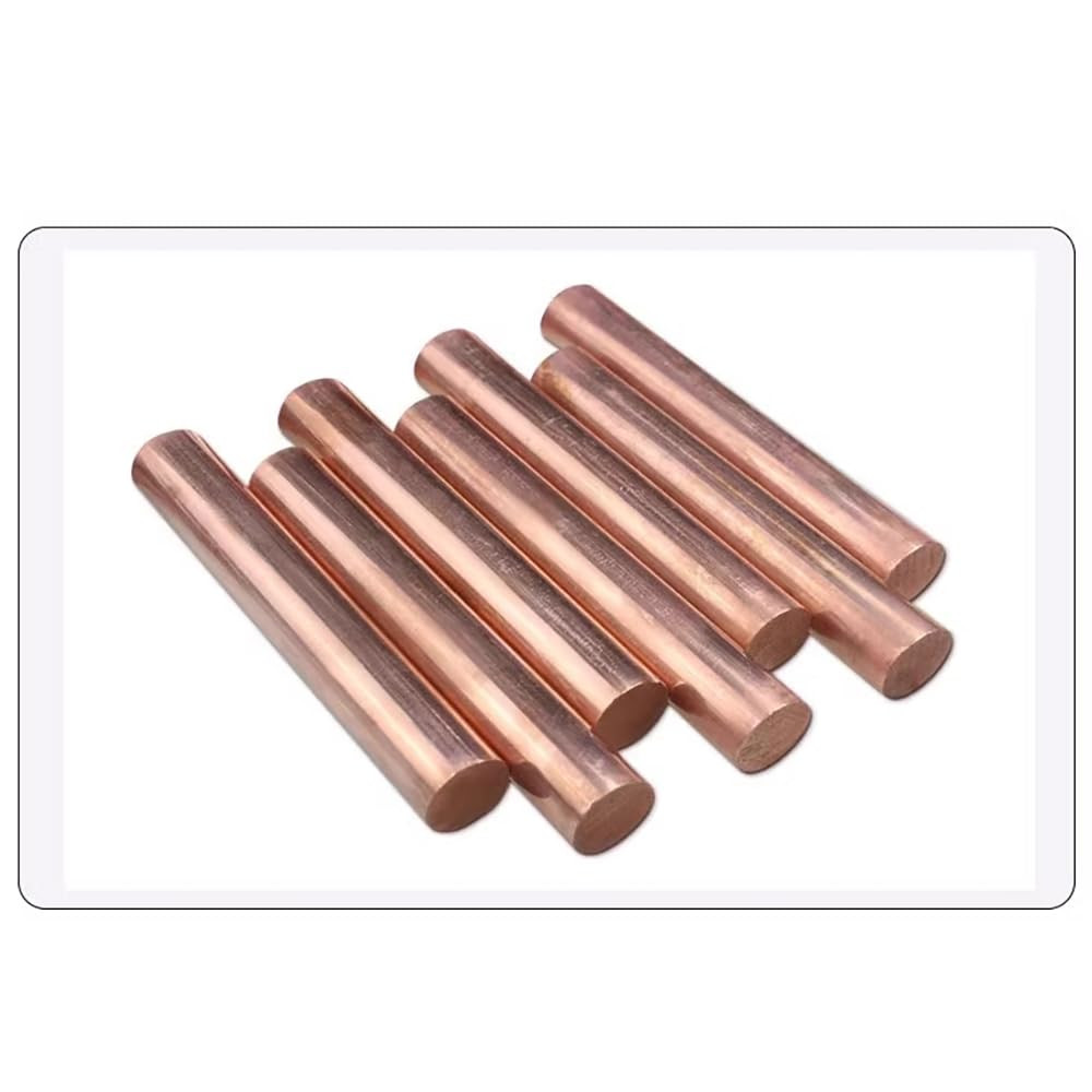 5PCS Pure Copper Round Rod Length 15.7″ Dia 1/8″ for grounding, Gardening, and C