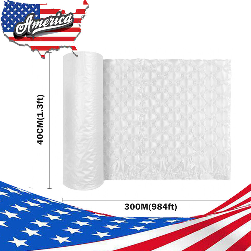 1 PACK 984ft x 16″ Air Cushion Machine Film Bubble Pillow Packaging Padding Roll