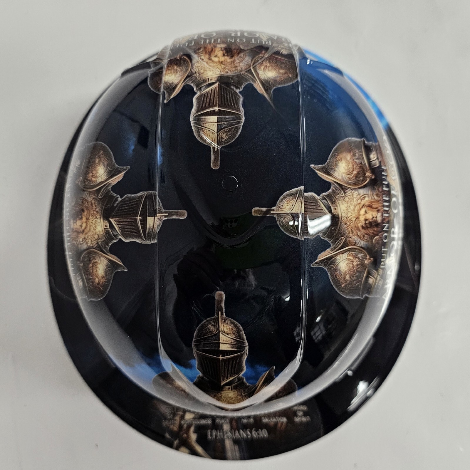 full brim hard hat custom hydro dipped IN THE FULL ARMOR OF GOD , RELIGOUS NEW